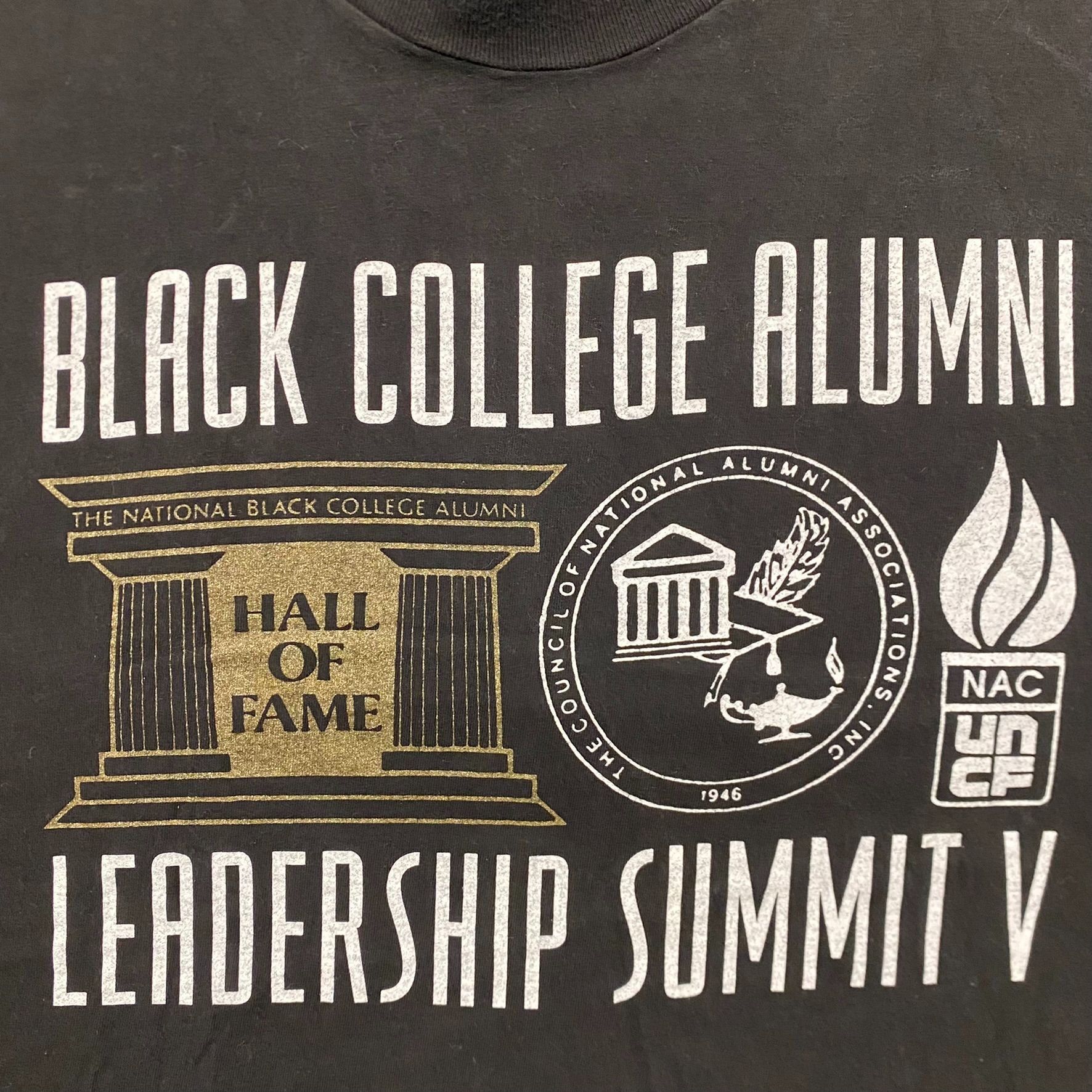 Hanes Vintage 90s Black College Alumni HBCU Single Stitch Tee Size US XL / EU 56 / 4 - 3 Thumbnail