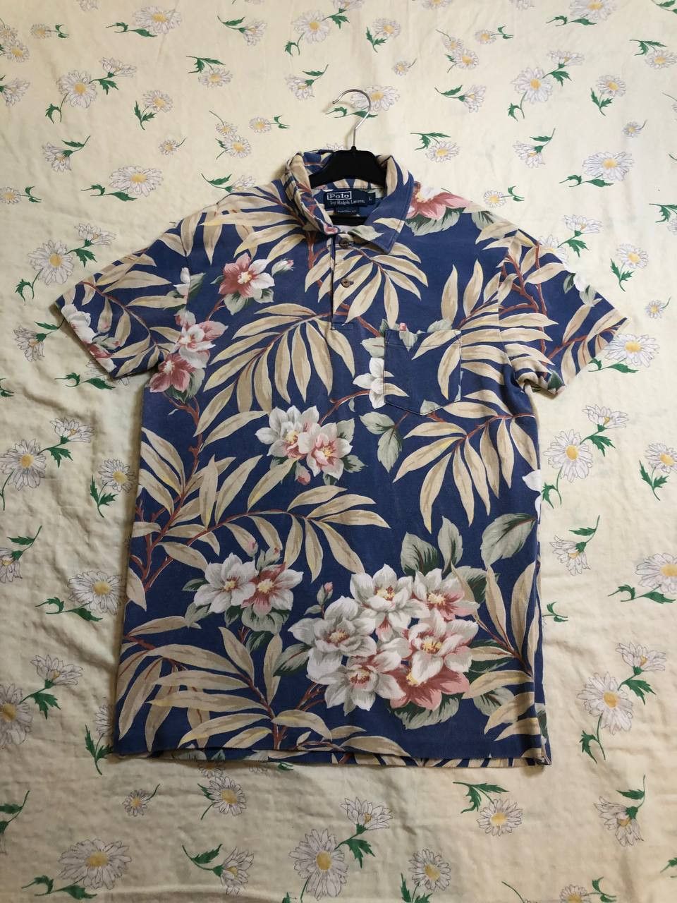 Polo Ralph Lauren Polo by Ralph Lauren Aloha Shirt Short Sleeve Polo Size US L / EU 52-54 / 3 - 1 Thumbnail