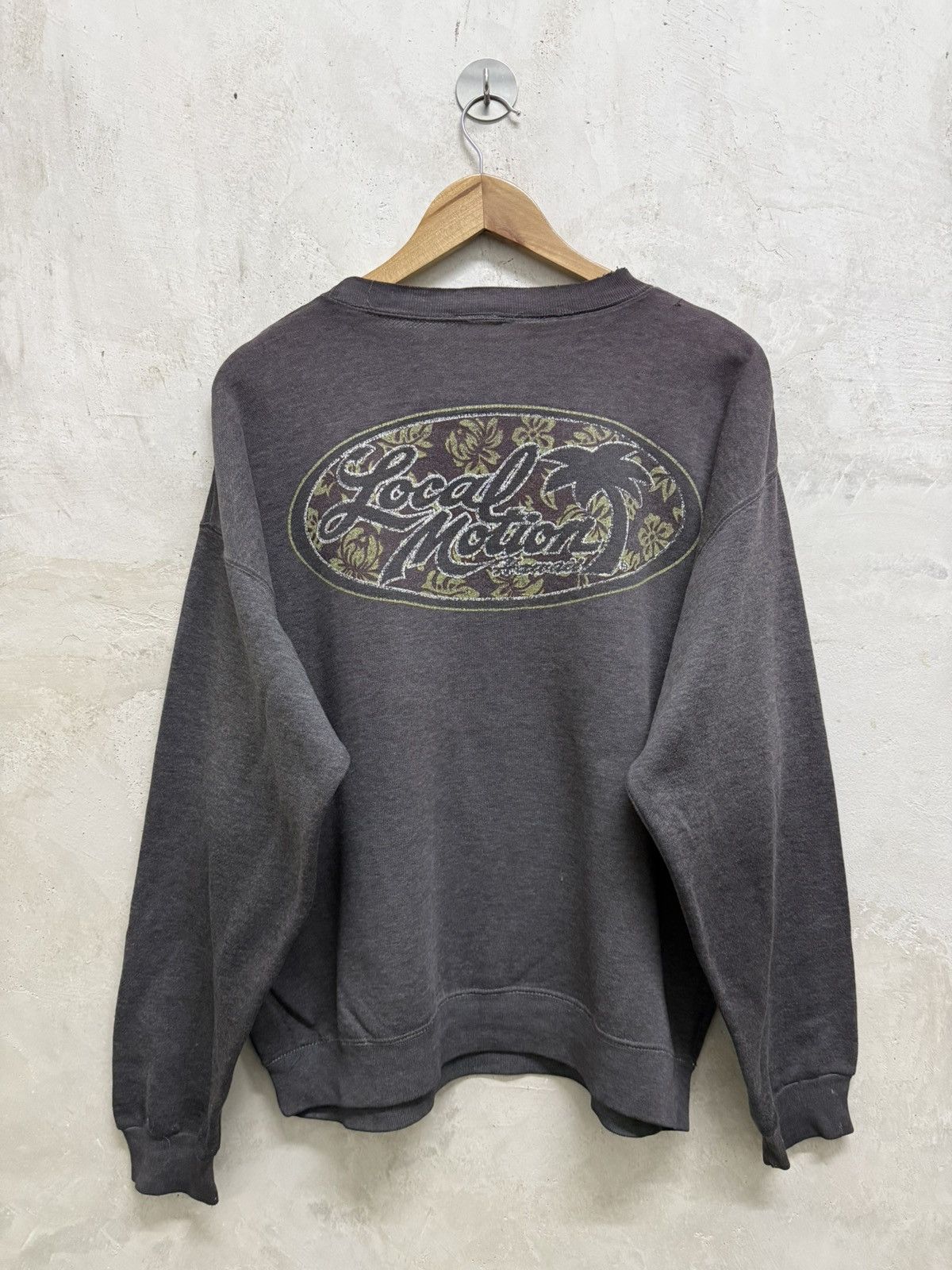 Vintage Vintage 90s Sun Faded Local Motion Distressed Sweatshirt Size US XL / EU 56 / 4 - 1 Thumbnail
