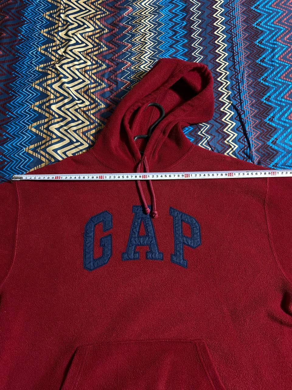 Gap × Vintage Crazy Vintage Y2K GAP Hoodie Embroidered Spell Out Grunge Size US L / EU 52-54 / 3 - 5 Thumbnail