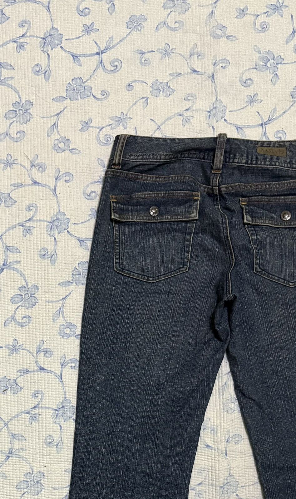 XOXO XOXO Streetwear Jeans Low Flared Denim Size US 31 - 11 Thumbnail
