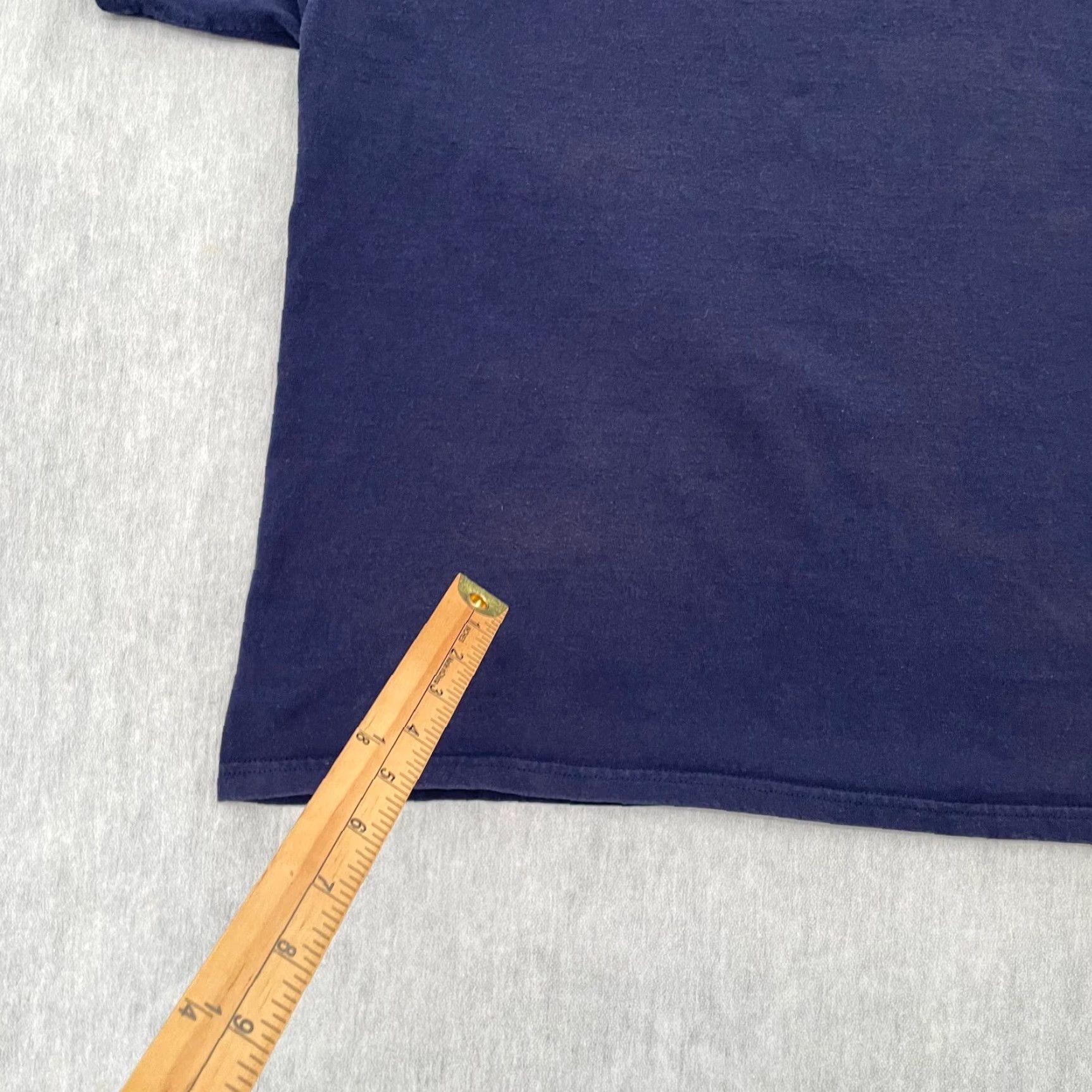 Nike VINTAGE Nike Shirt Adult Large Blue Just Do It. Crew Neck Short Sleeve Mens L - T-Shirt - Solid Pattern - USA Theme - 80s/90s Style Size US L / EU 52-54 / 3 - 6 Thumbnail
