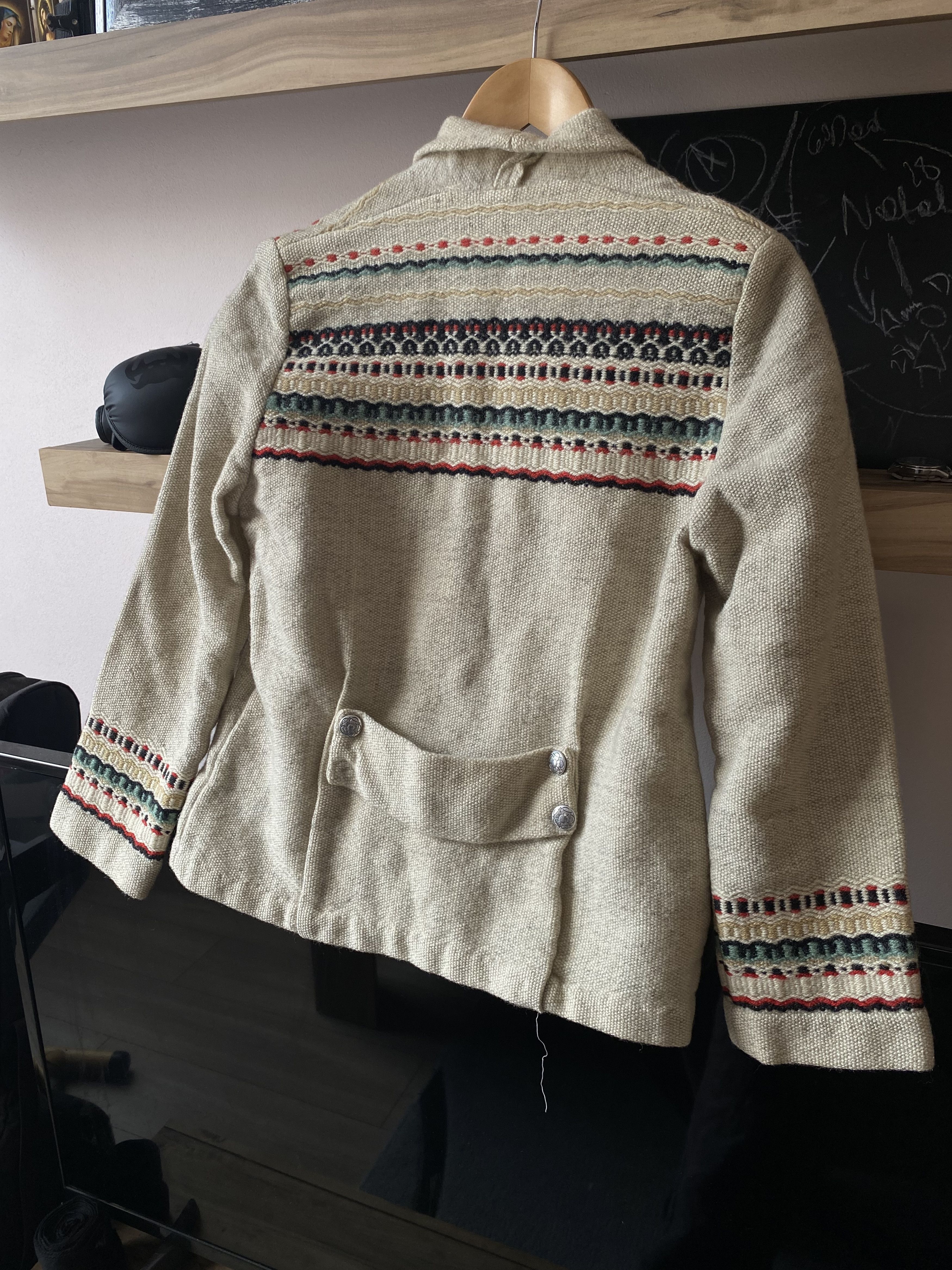 Vintage Hand Woven Made in Norway Wool Sweater Kongsberg Knit Size US S / EU 44-46 / 1 - 2 Thumbnail