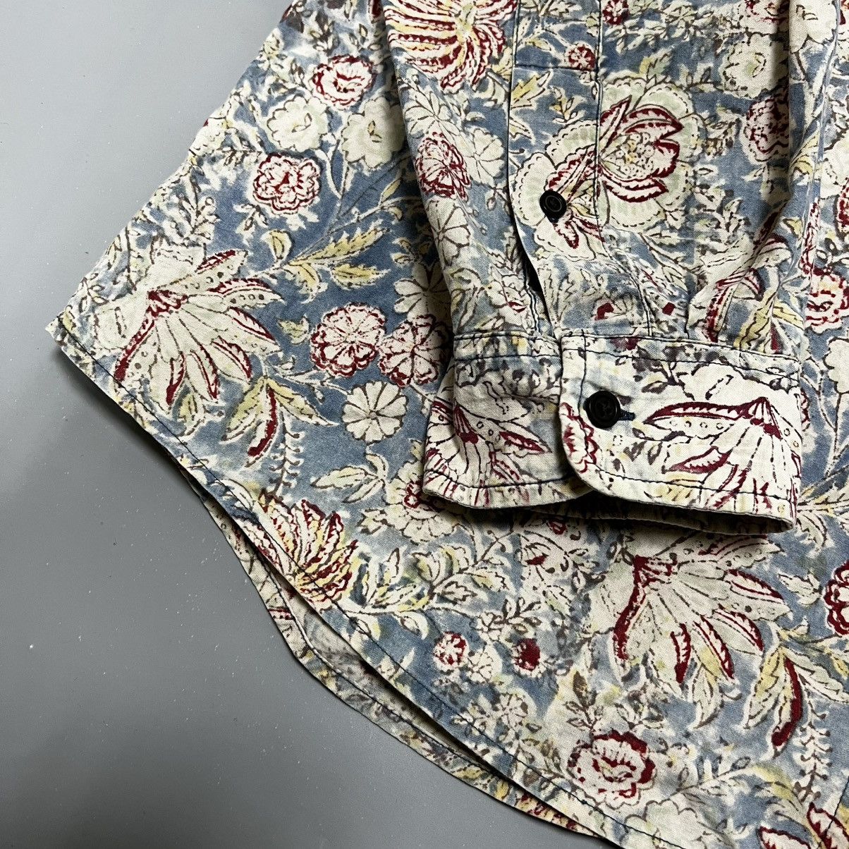 RRL Ralph Lauren × Ralph Lauren × Vintage Ralph Lauren Denim Goods Quality vintage floral shirt Size US XL / EU 56 / 4 - 4 Thumbnail