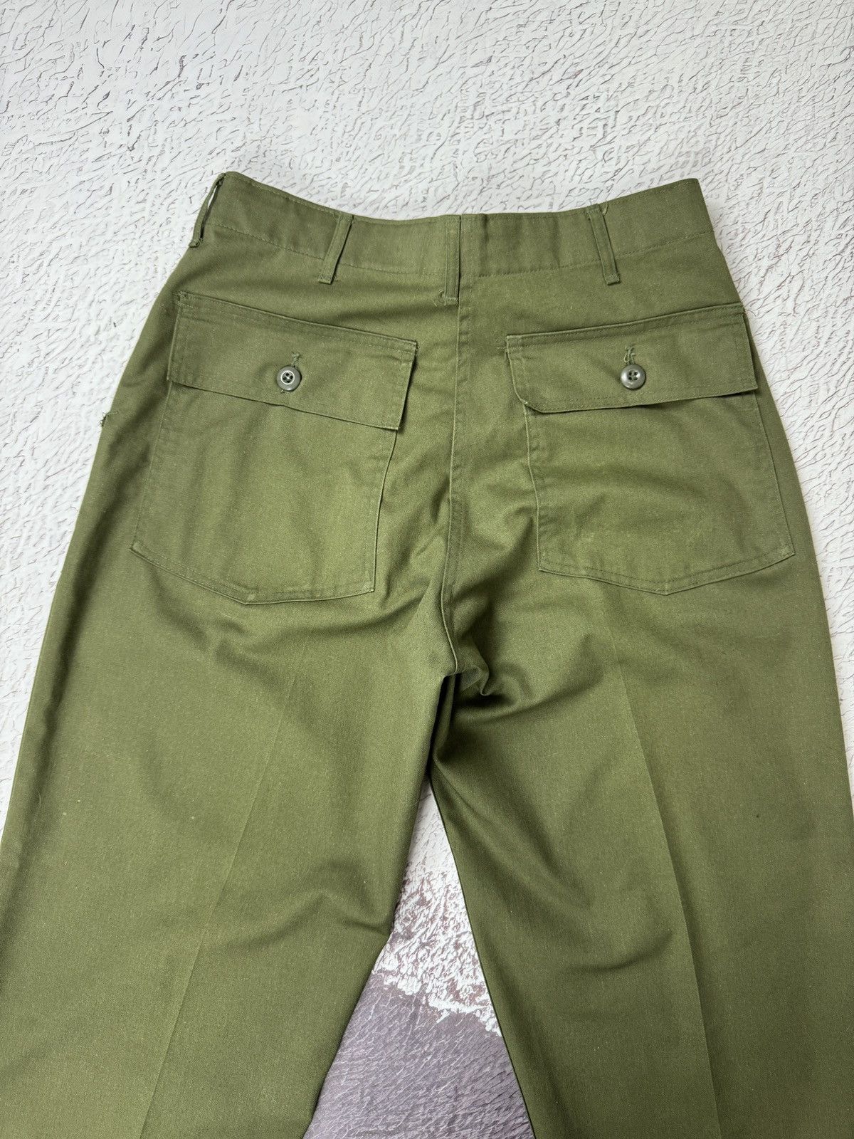 Vintage Vintage 80s US Army Trousers Pants Serval zipper military 34 Size US 34 / EU 50 - 13 Thumbnail