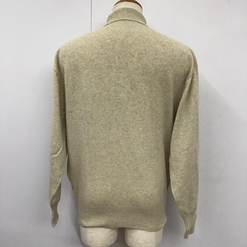Comme des Garcons Sweater Knitted Turtleneck Long Sleeve Beige Size US M / EU 48-50 / 2 - 2 Thumbnail