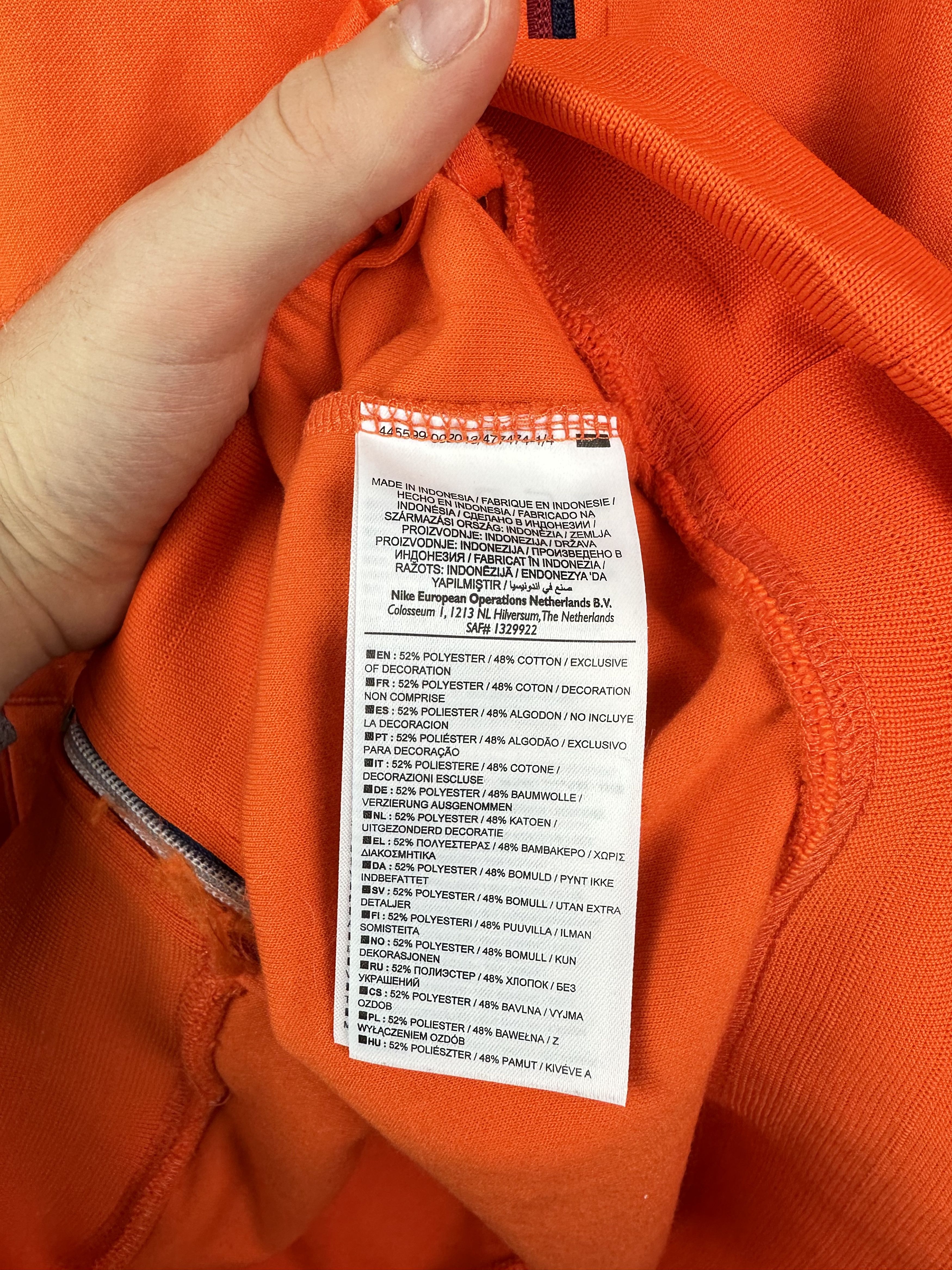 Nike Nike Barcelona Football jacket Track Top Soccer Orange Size US M / EU 48-50 / 2 - 9 Thumbnail