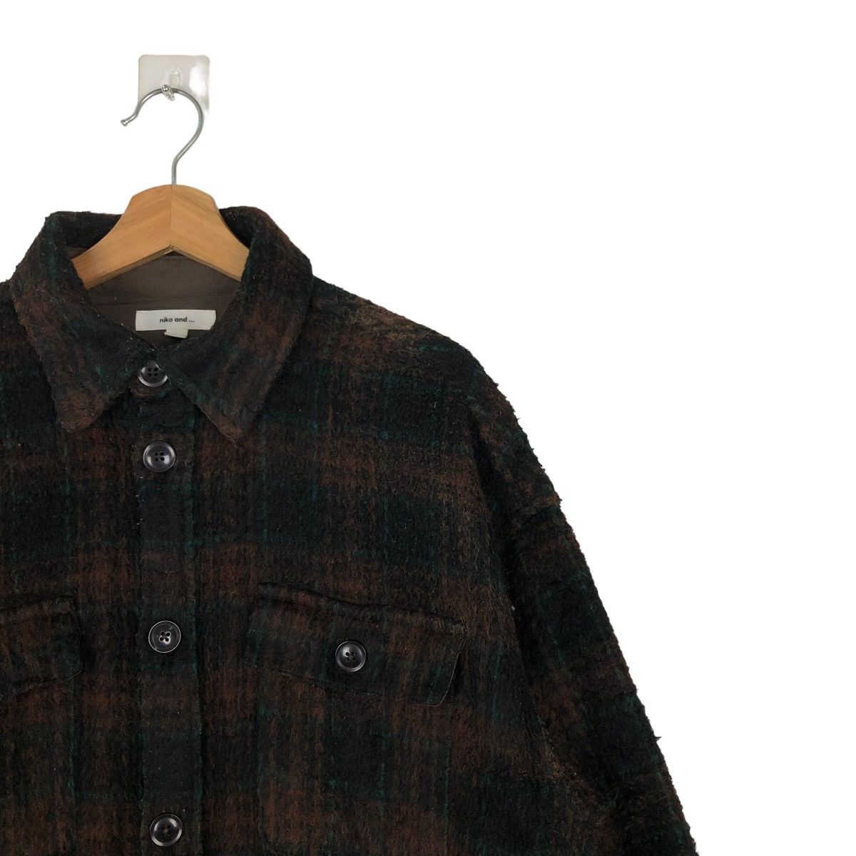 Flannel 🔥VINTAGE WOOL FLANNEL JACKET TARTAN DESIGN NIKO AND.. JAPAN Size US M / EU 48-50 / 2 - 5 Thumbnail