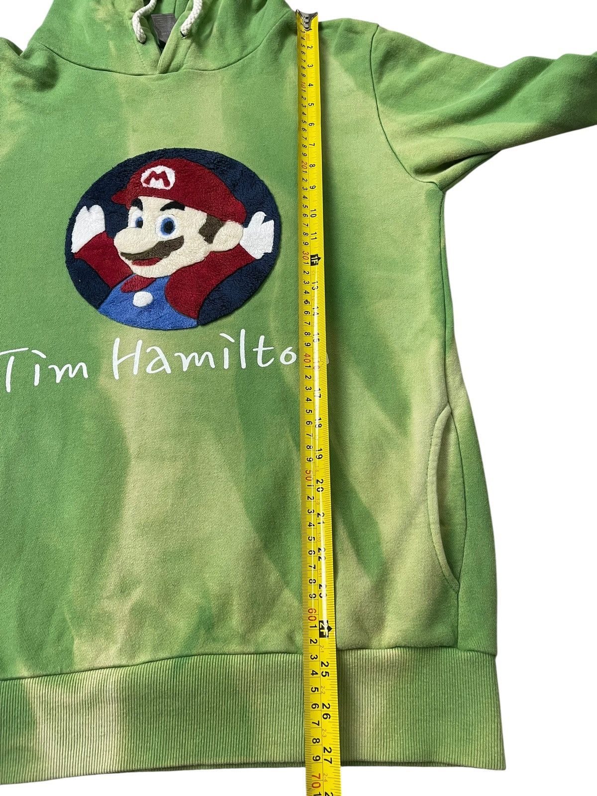 Tim Hamilton Vintage Super Mario Tim Hamilton Embroidered Tie Dye Hoodie Size US M / EU 48-50 / 2 - 6 Thumbnail