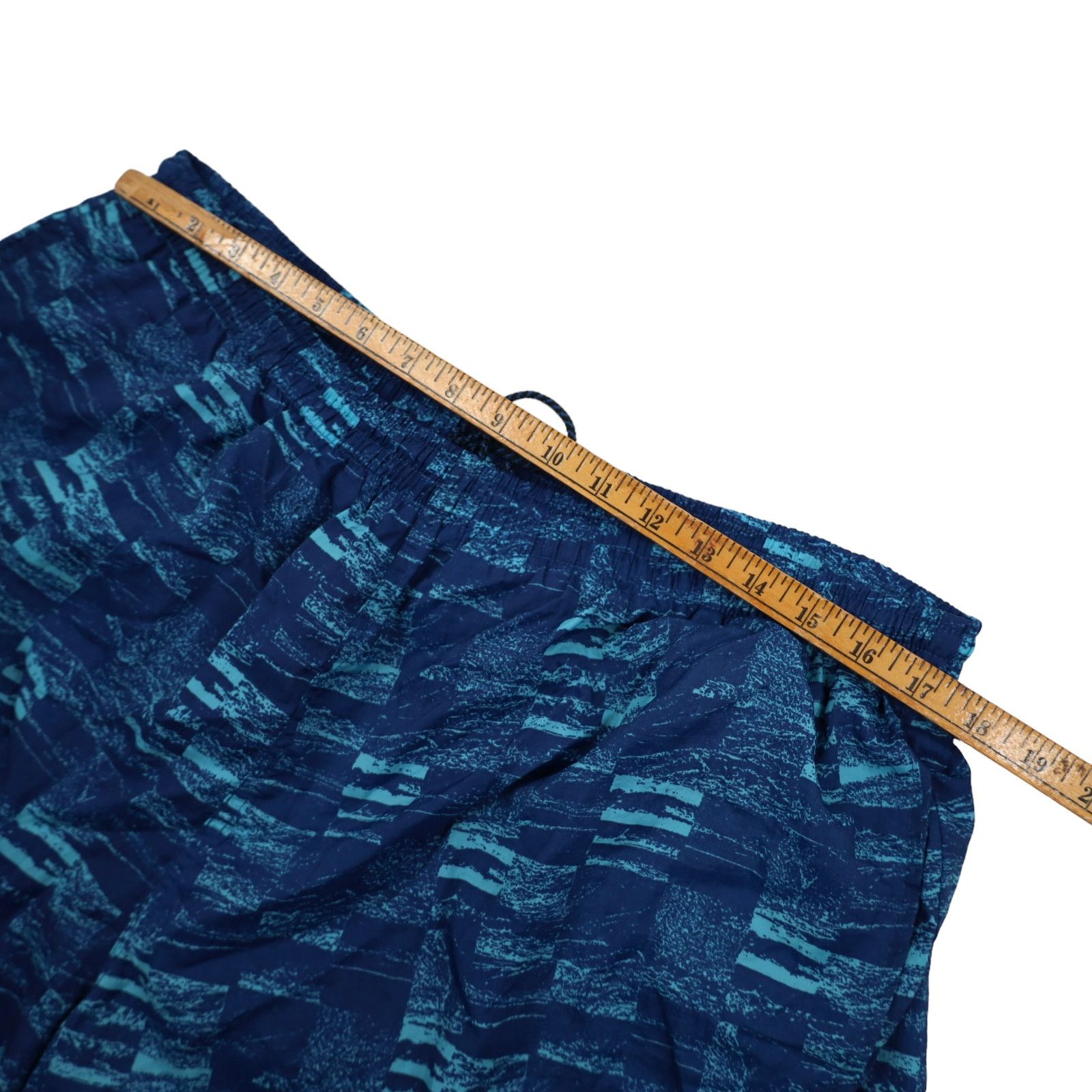 Nike × Vintage Vintage 90s Nike Crazy Abstract Print Swim Trunks Size US 36 / EU 52 - 7 Thumbnail
