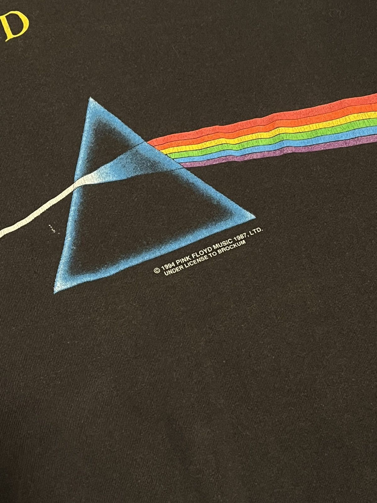 Band Tees × Pink Floyd × Vintage Vintage 1994 Pink Floyd The Dark Side of the Moon Black Tee Size US XL / EU 56 / 4 - 6 Thumbnail