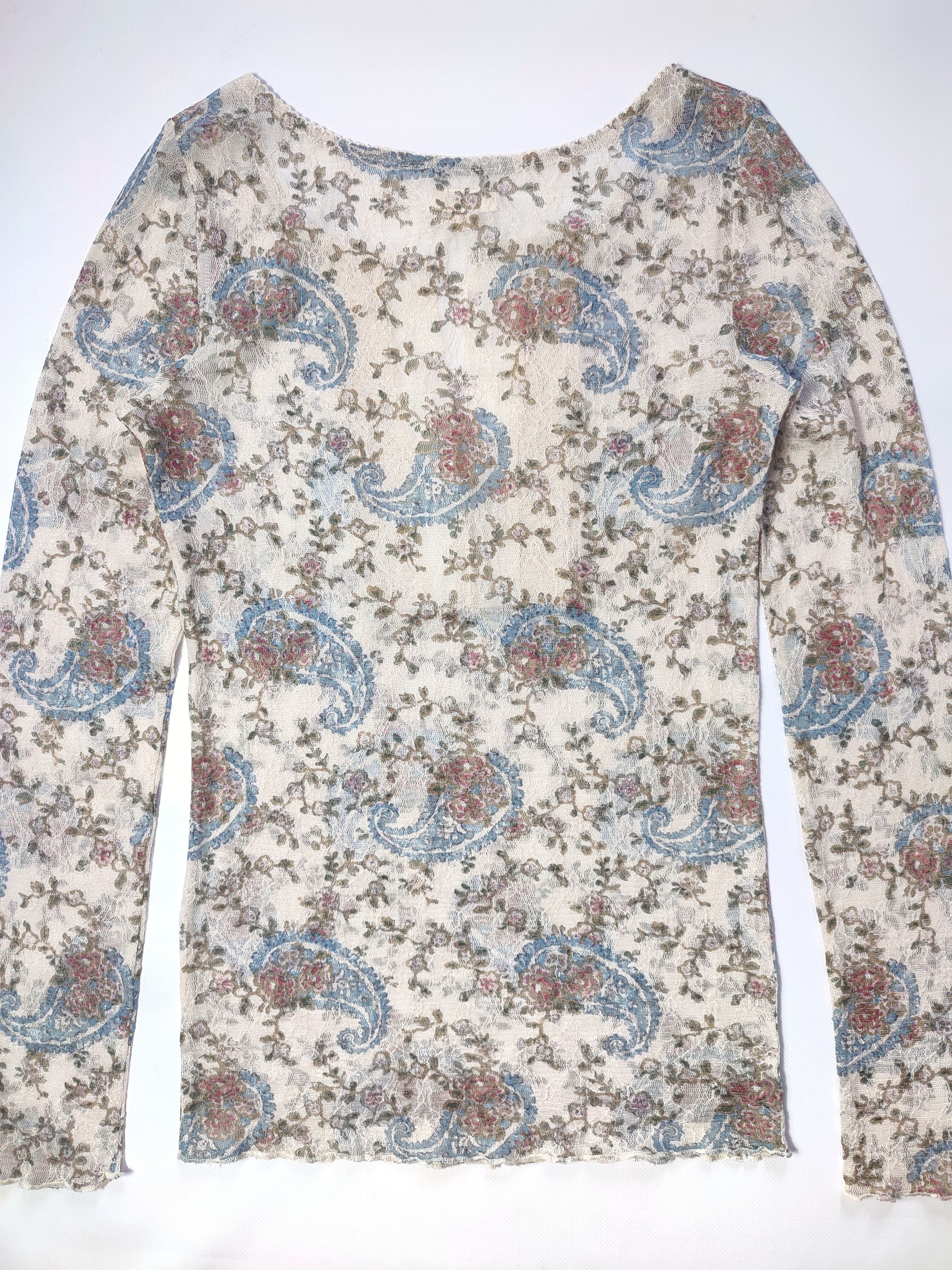 Denim & Supply Ralph Lauren Polo Mesh Pearl Blouse Size S / US 4 / IT 40 - 7 Thumbnail