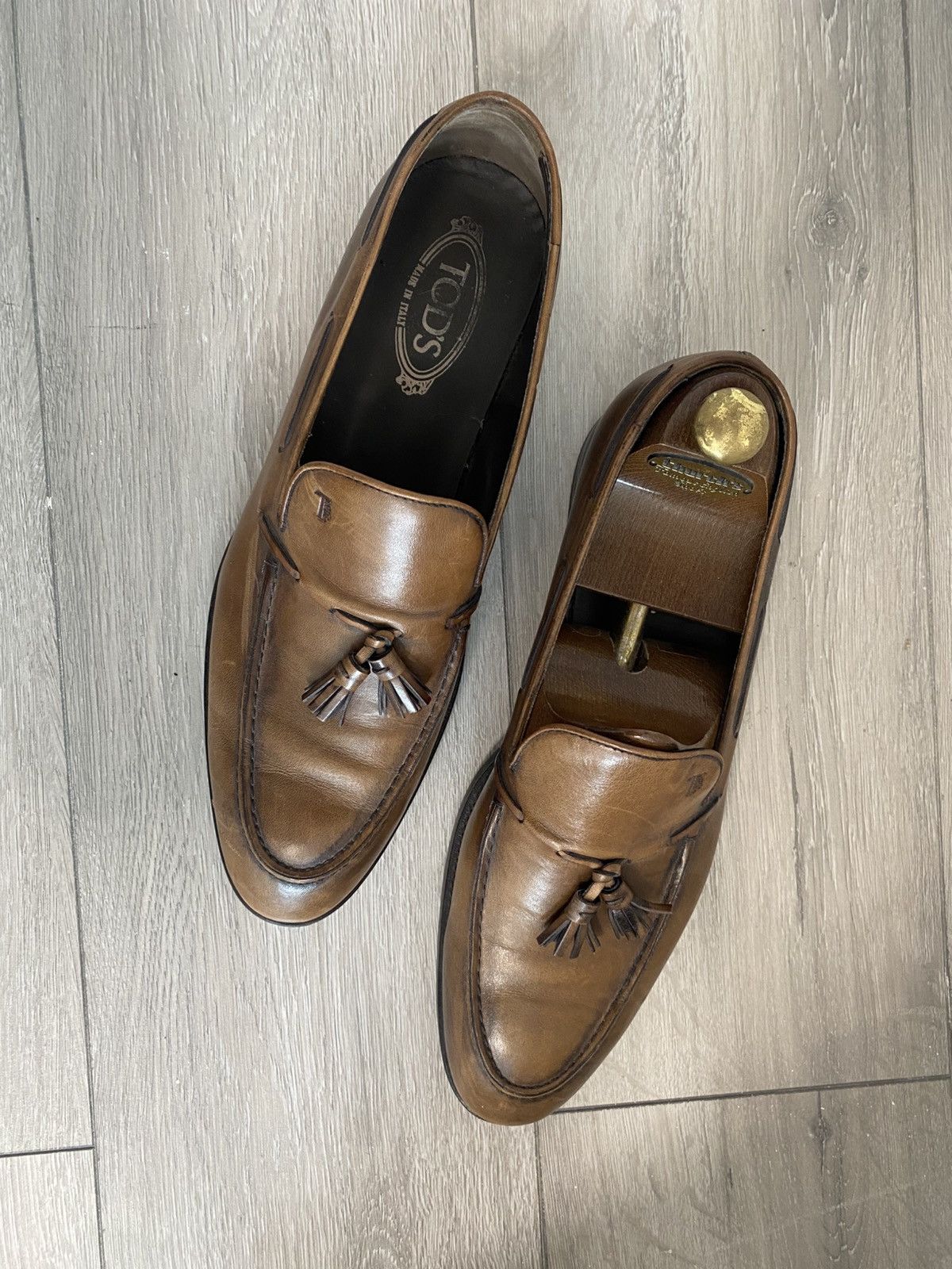 Tod's tod’s leather loffer Size US 12 / EU 45 - 3 Thumbnail