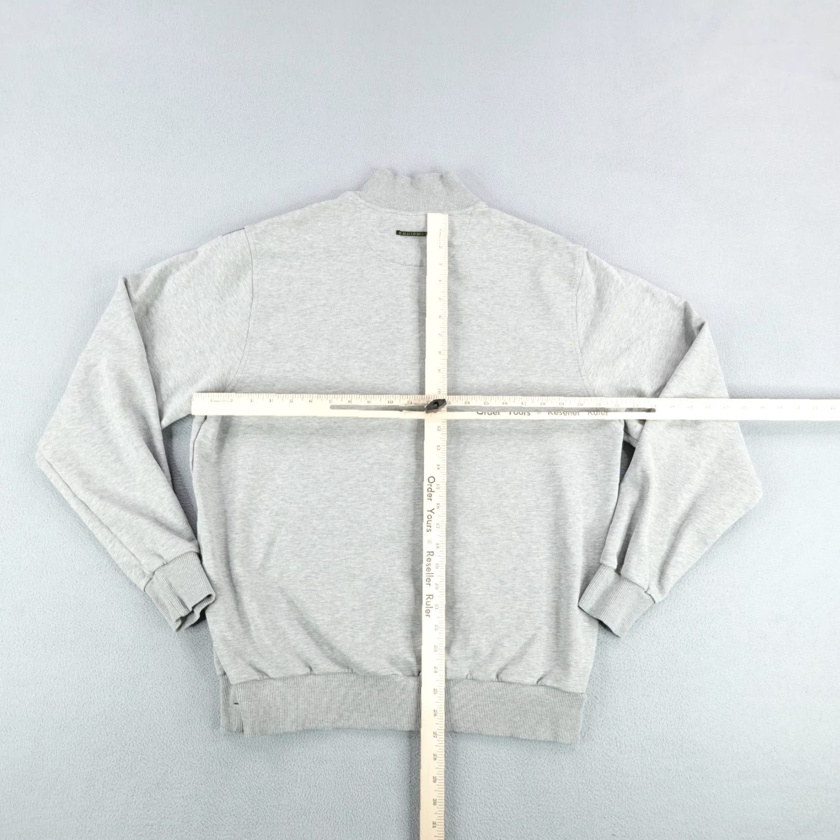 Adidas Vintage Adidas Sweatshirt Mens Large Gray Equipment 1/2 Zip Sweater Pullover Y2K Size US L / EU 52-54 / 3 - 6 Thumbnail