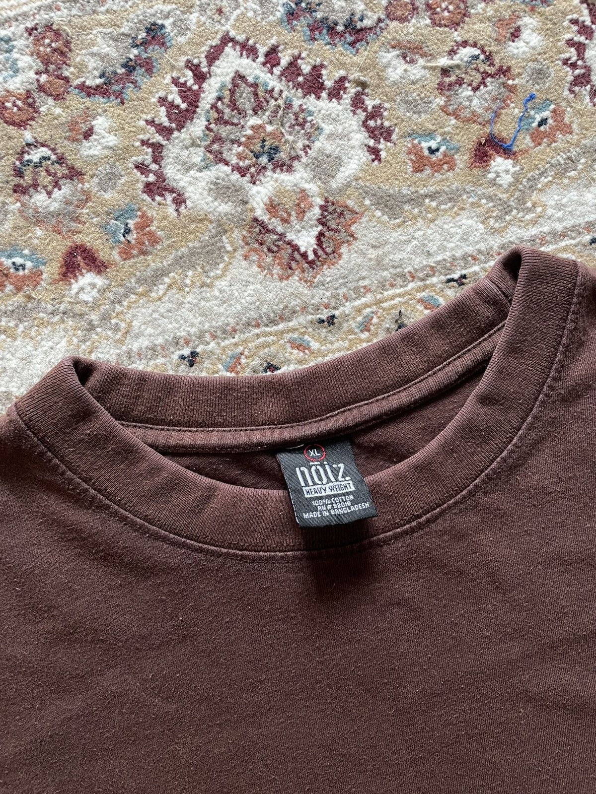 Grailed Vintage Blank Tee Noiz Faded Brown Streetwear Designer Y2k Size US XL / EU 56 / 4 - 4 Thumbnail