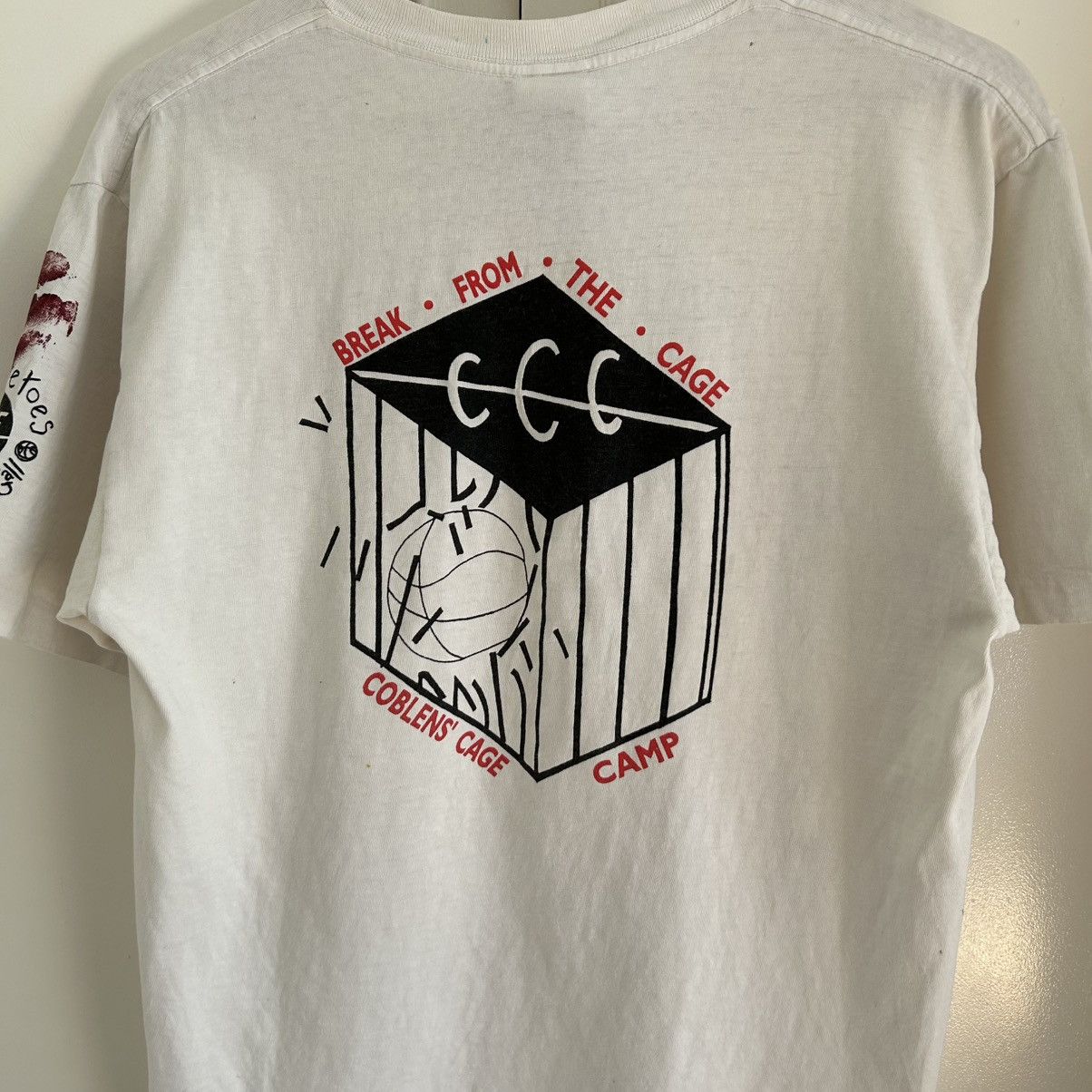 Nike × Vintage Vintages 90s Nike Scottie Pippen Hoop Héroes Tee Size US M / EU 48-50 / 2 - 8 Thumbnail