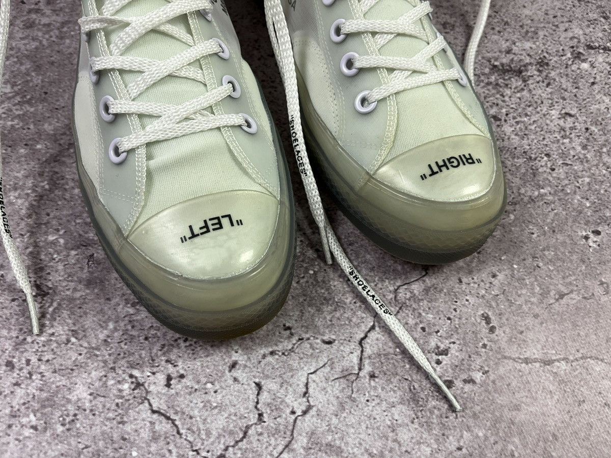 Converse × Off-White Off-White x Converse Chuck Taylor 70 Vulcanized Virgil Abloh Size US 9.5 / EU 42-43 - 3 Thumbnail