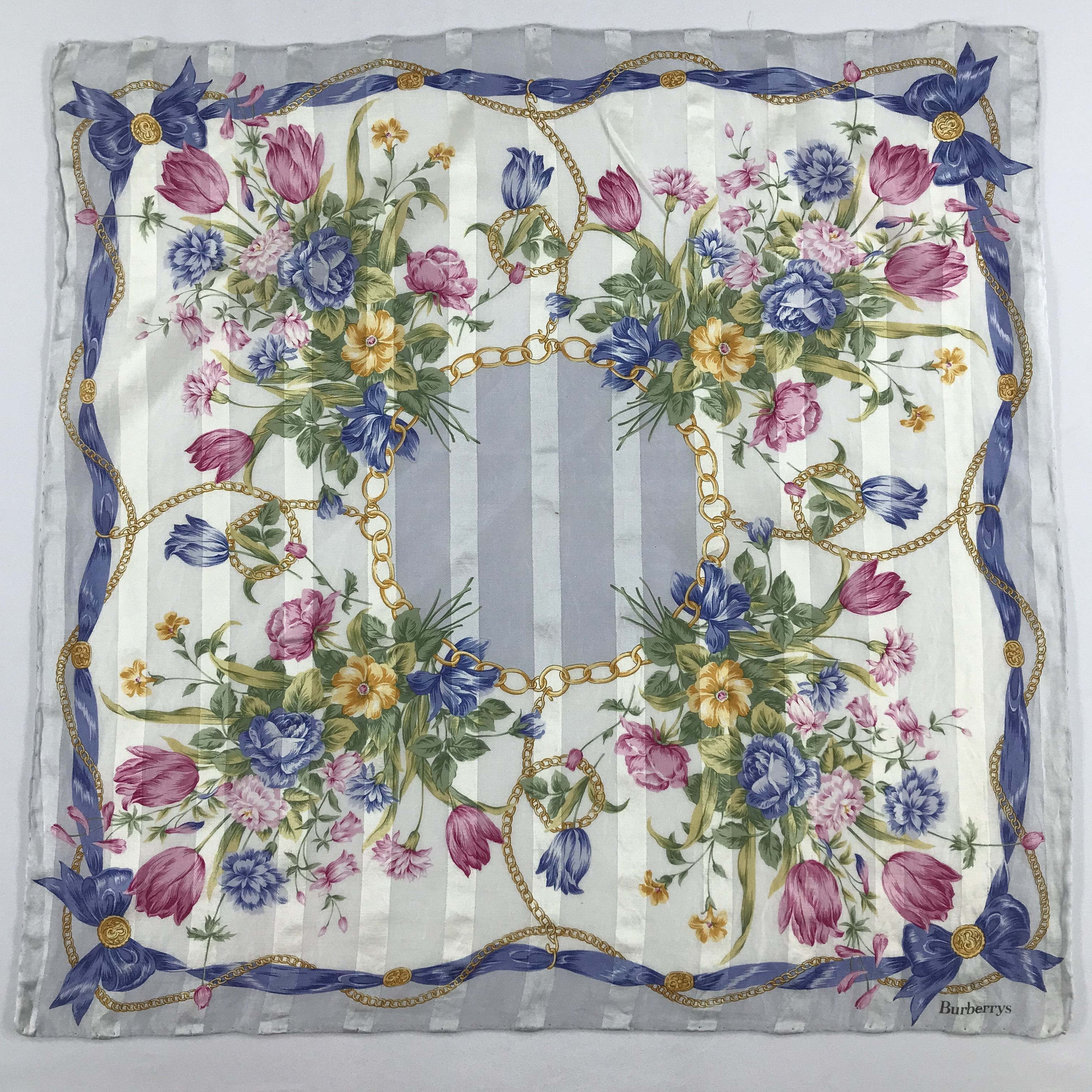 Burberry × Vintage Burberry Bandana / Handkerchief / Neckerchief - S2013 Size ONE SIZE - 1 Thumbnail
