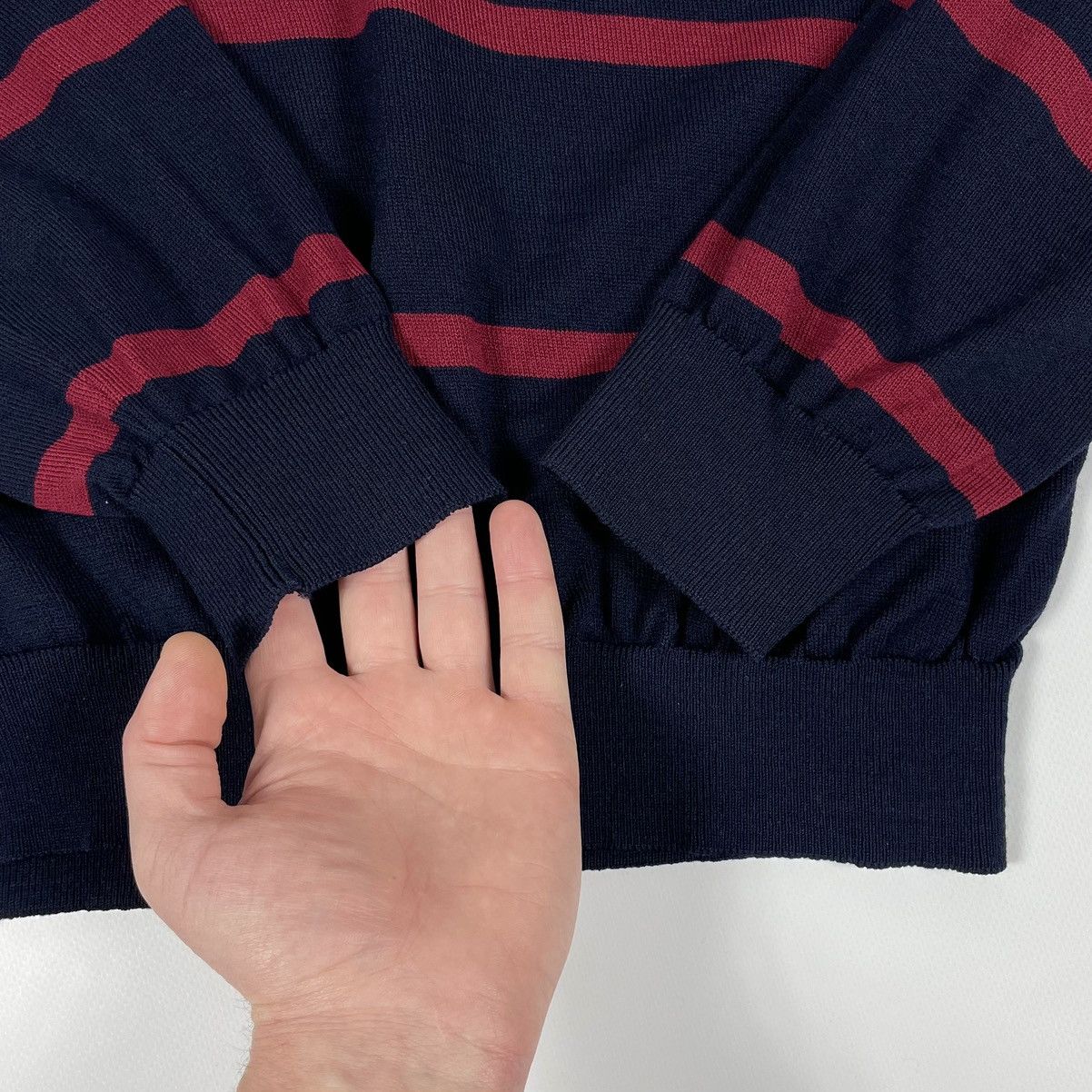 Paul & Shark Paul & Shark Vintage Wool Striped Sweater Jumper Size US XXL / EU 58 / 5 - 7 Thumbnail
