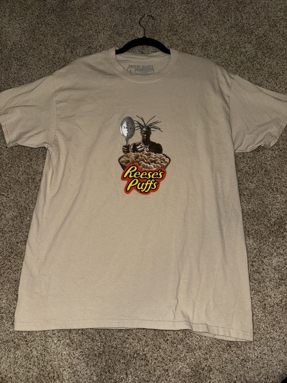 Travis Scott Travis Scott x Reese’s Puff T-shirt Size US L / EU 52-54 / 3 - 1 Thumbnail
