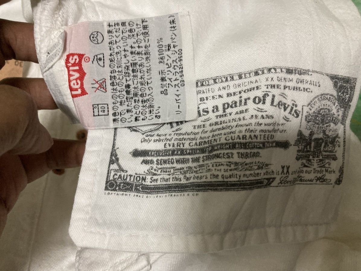 Levi's Vintage Clothing Vintage Levi’s 501 White Baggy 130 Year Size US 30 / EU 46 - 8 Thumbnail