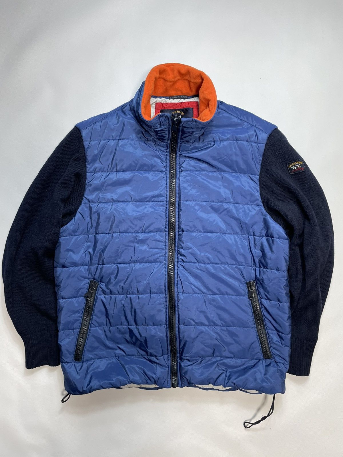 Paul & Shark Paul & Shark Blue Nylon Quilted Puffer Jacket Size M Size US M / EU 48-50 / 2 - 1 Thumbnail