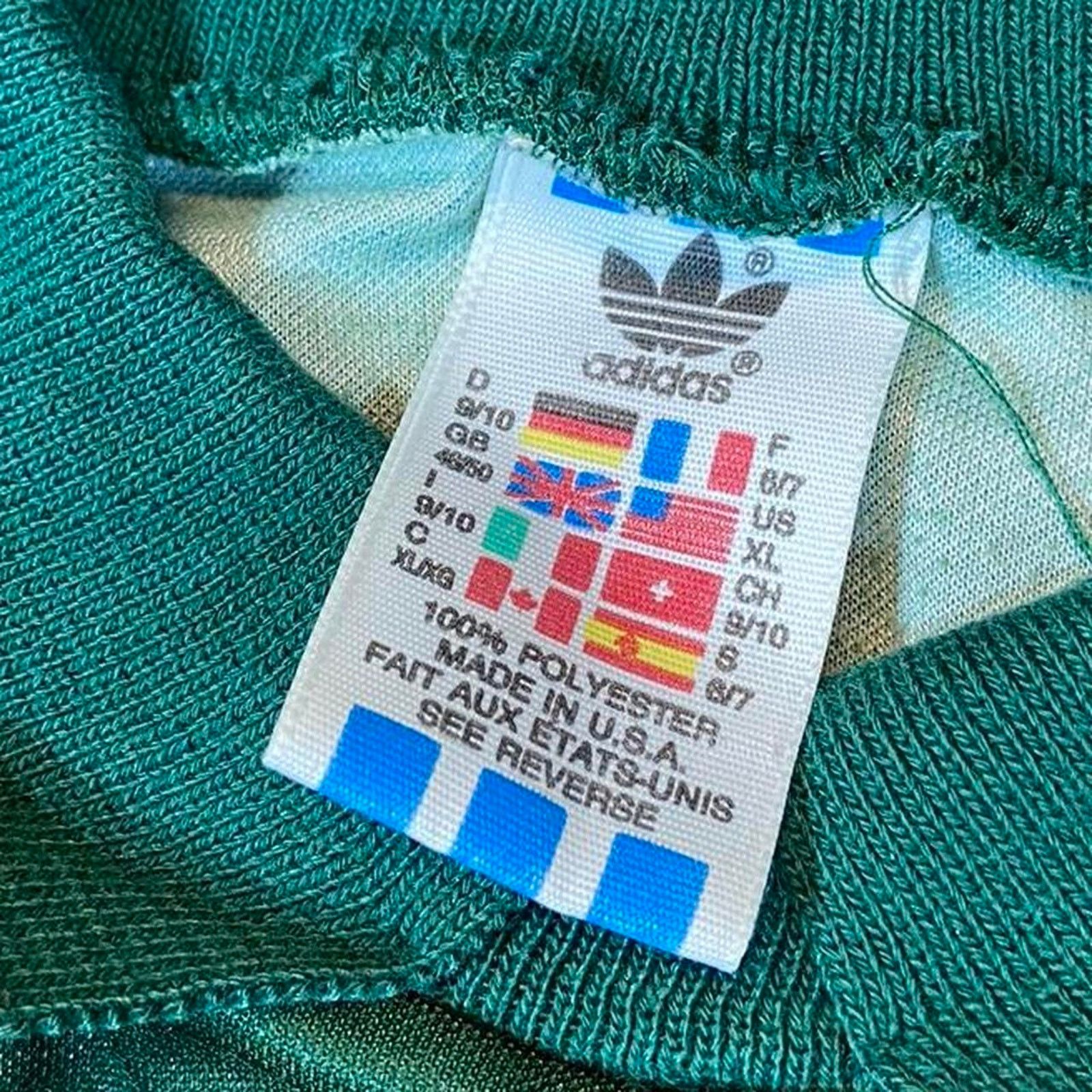Adidas 90s adidas rugby green Size US XL / EU 56 / 4 - 3 Thumbnail