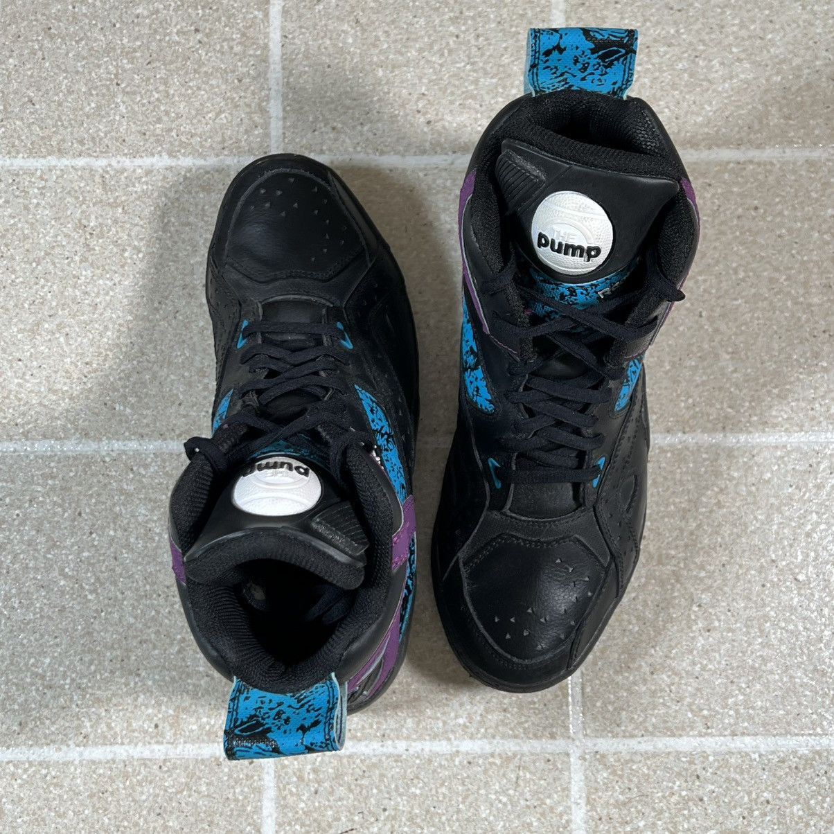 Reebok Reebok Blacktop Battleground Pump Black/Purple Size 7 Size US 7 / EU 40 - 6 Thumbnail