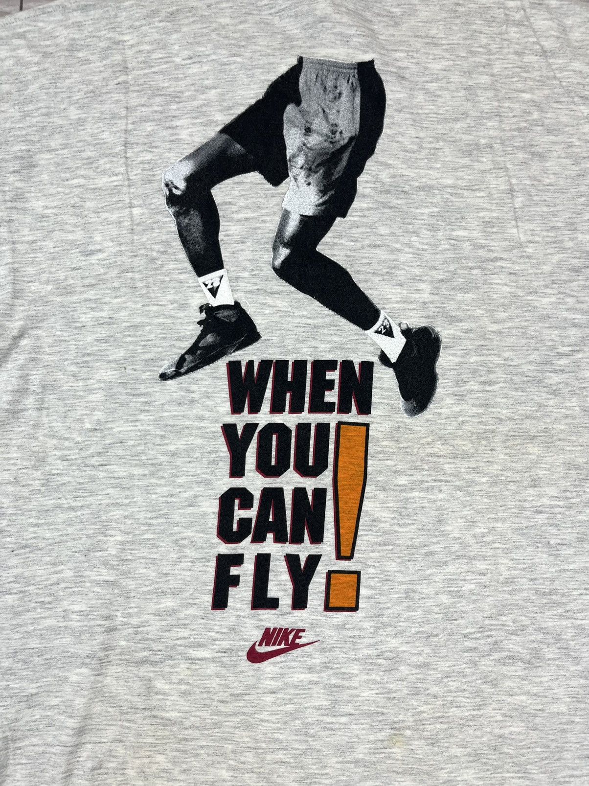 Nike Rare Nike Vintage 90s Air Jordan “Why Drive” T Shirt Size US XL / EU 56 / 4 - 12 Thumbnail