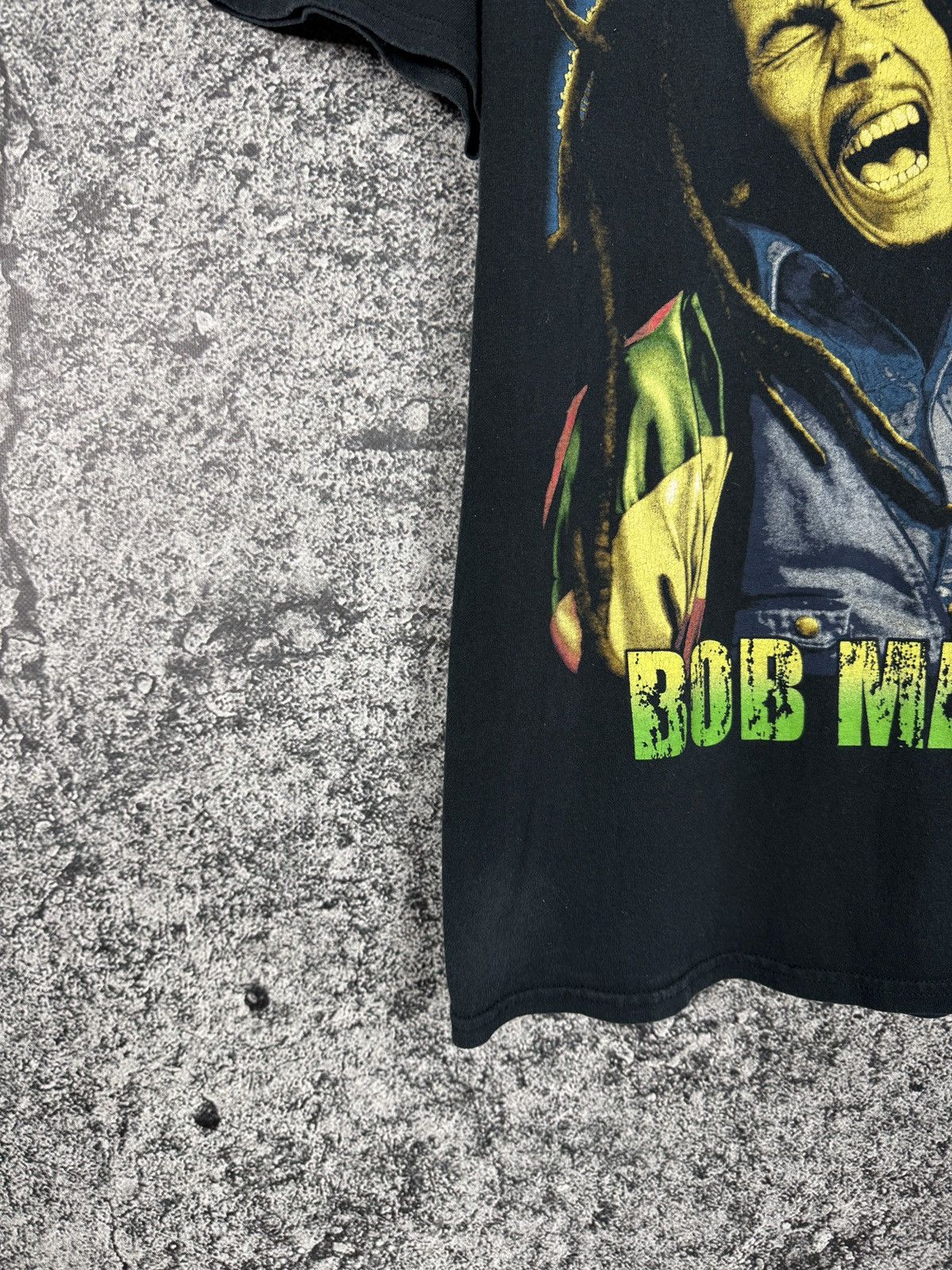 Band Tees Men’s Bob Marley T-Shirt Vintage Music Rap Hip-Hop Tee Sz L Size US L / EU 52-54 / 3 - 4 Thumbnail