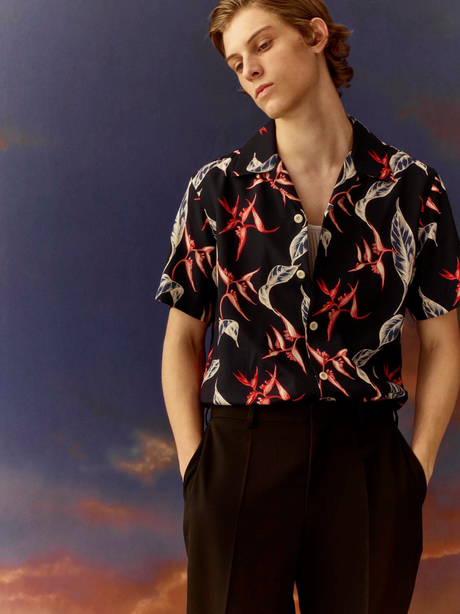 Sandro FREE SHIPPING!! - Hawaii Aloha Shirt Size US M / EU 48-50 / 2 - 1 Thumbnail