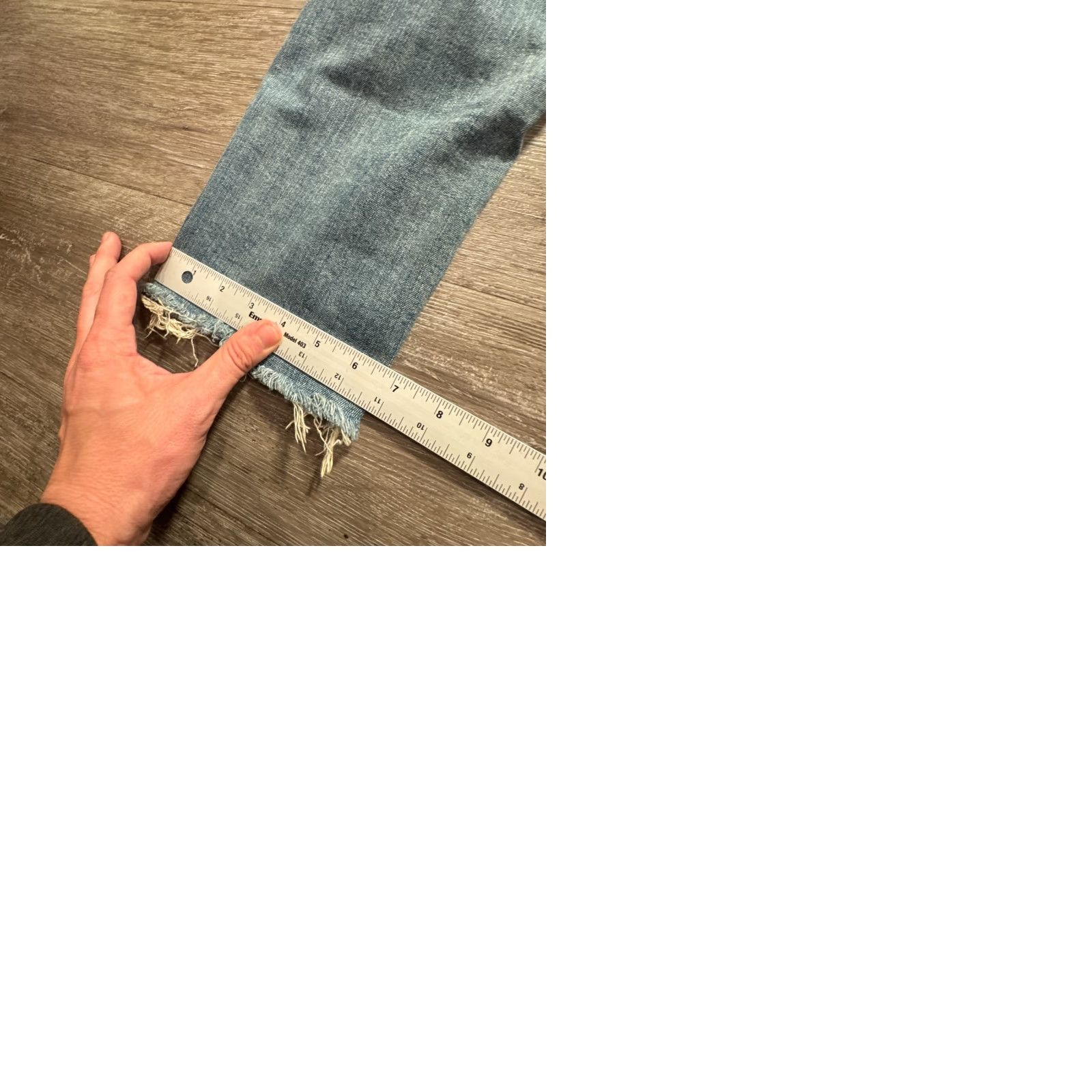 Abercrombie & Fitch Abercrombie & Fitch Jeans Slim 34 Blue Denim Rustin Athletic Slim 34x26 Mens Regular 5-Pocket Stretch Denim Blue Jeans Size US 34 / EU 50 - 9 Thumbnail