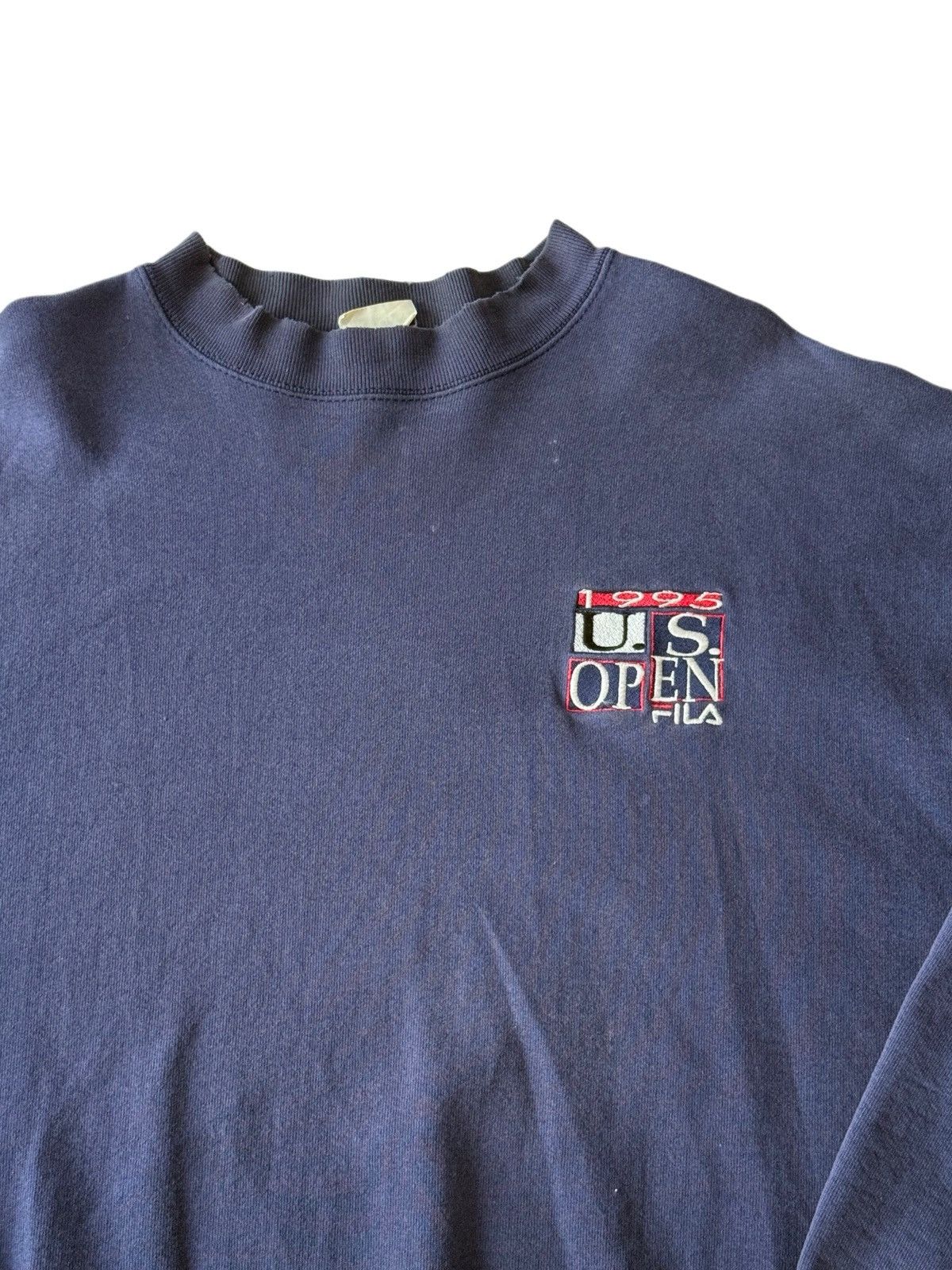 Fila Vintage 1995 U.S. Open x FILA Crewneck Sweatshirt Size US L / EU 52-54 / 3 - 2 Thumbnail