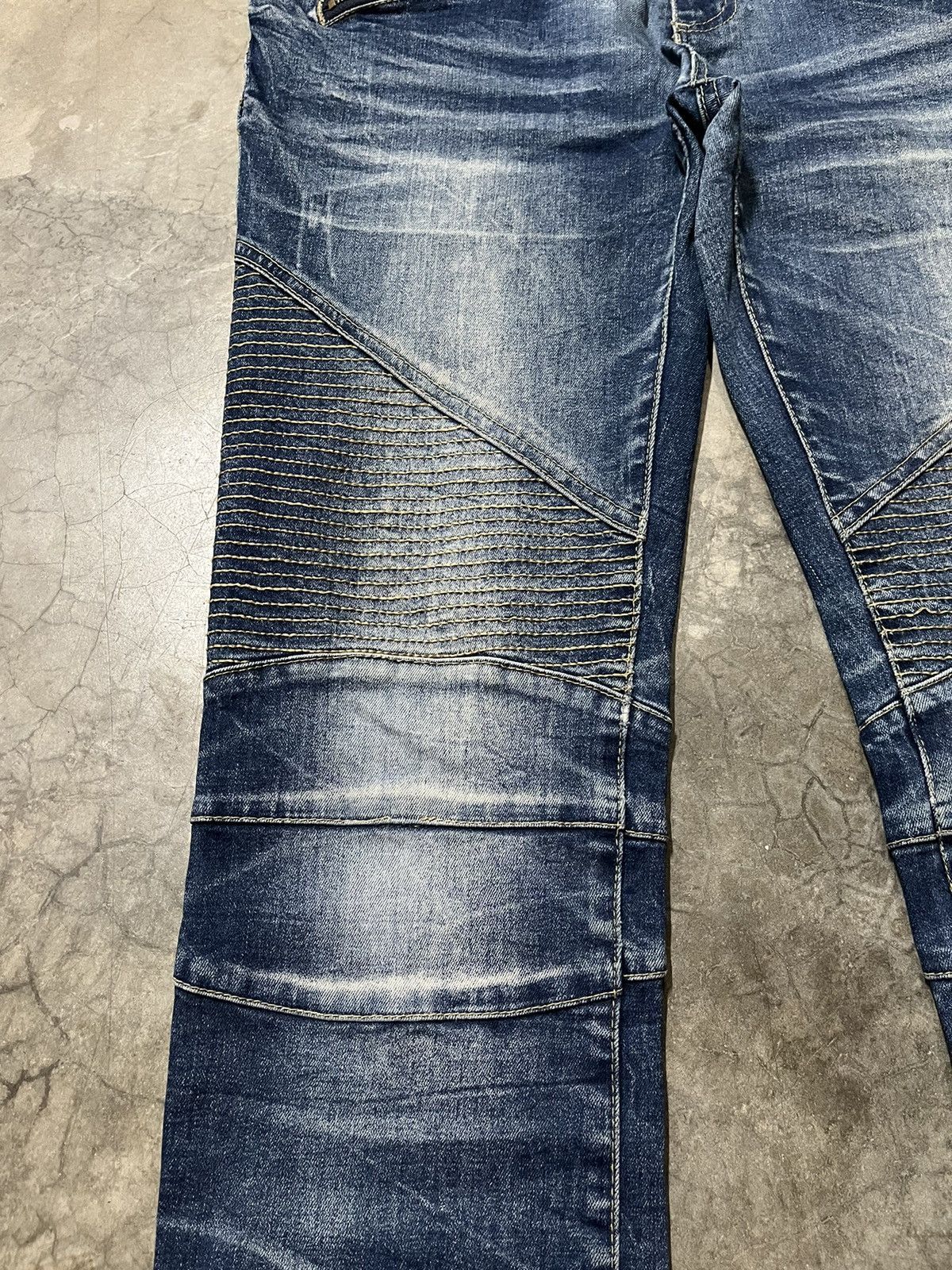 In The Attic In the attic stretchable biker pant like balmain distressed Size US 31 - 4 Thumbnail