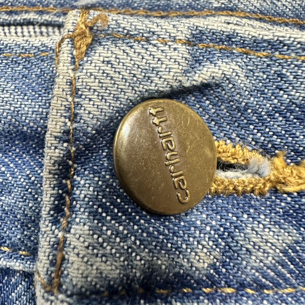 Carhartt Vintage 90s Faded Blue Denim Carhartt Baggy Skater Jeans Size US 36 / EU 52 - 4 Thumbnail