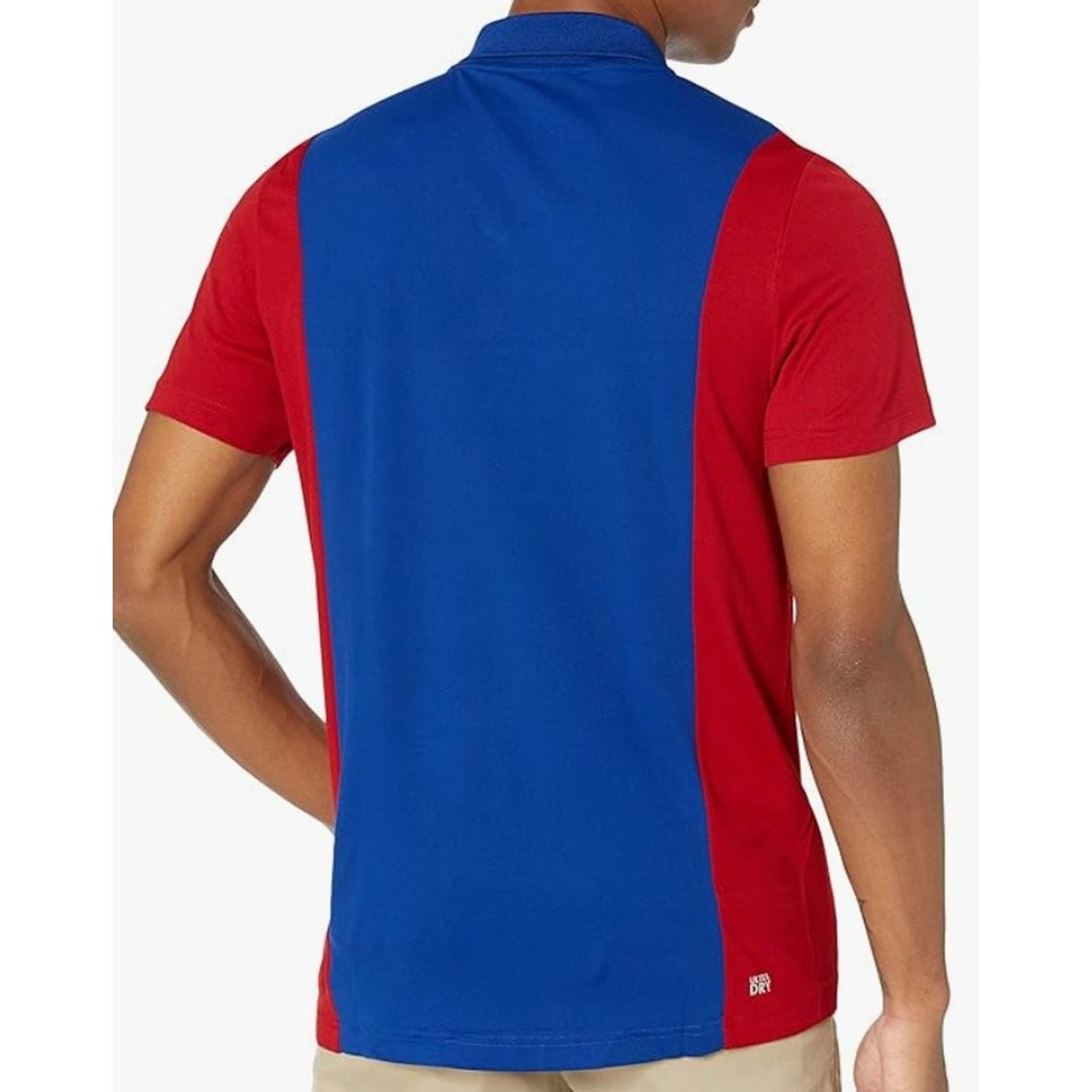 Lacoste Lacoste Mens Sport Short Sleeve Ultra Dry Polo Blue/Red L Size US L / EU 52-54 / 3 - 3 Thumbnail