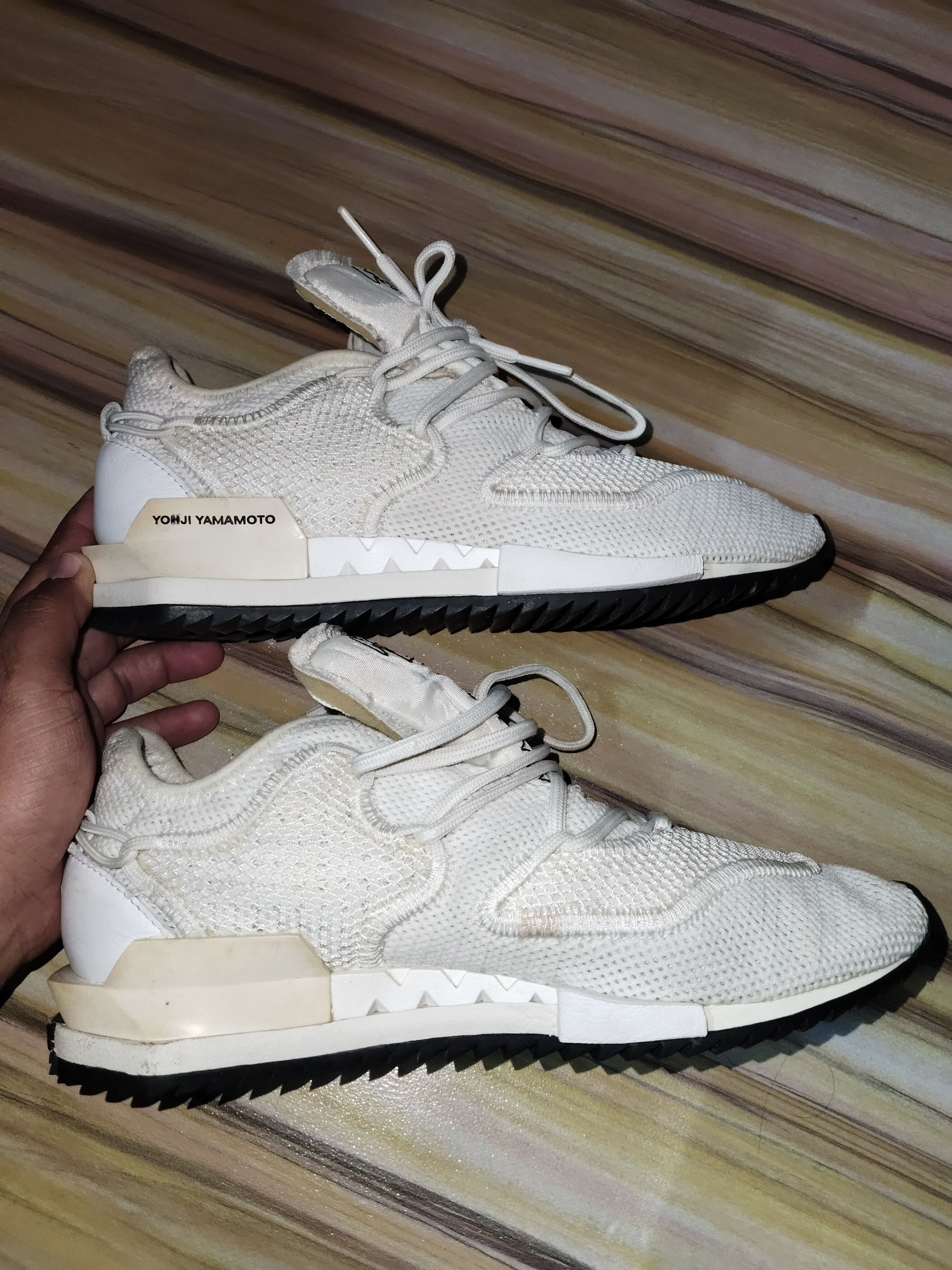 Yohji Yamamoto ADIDAS Y3 HARIGANE II White Size US 7.5 / EU 40-41 - 4 Thumbnail