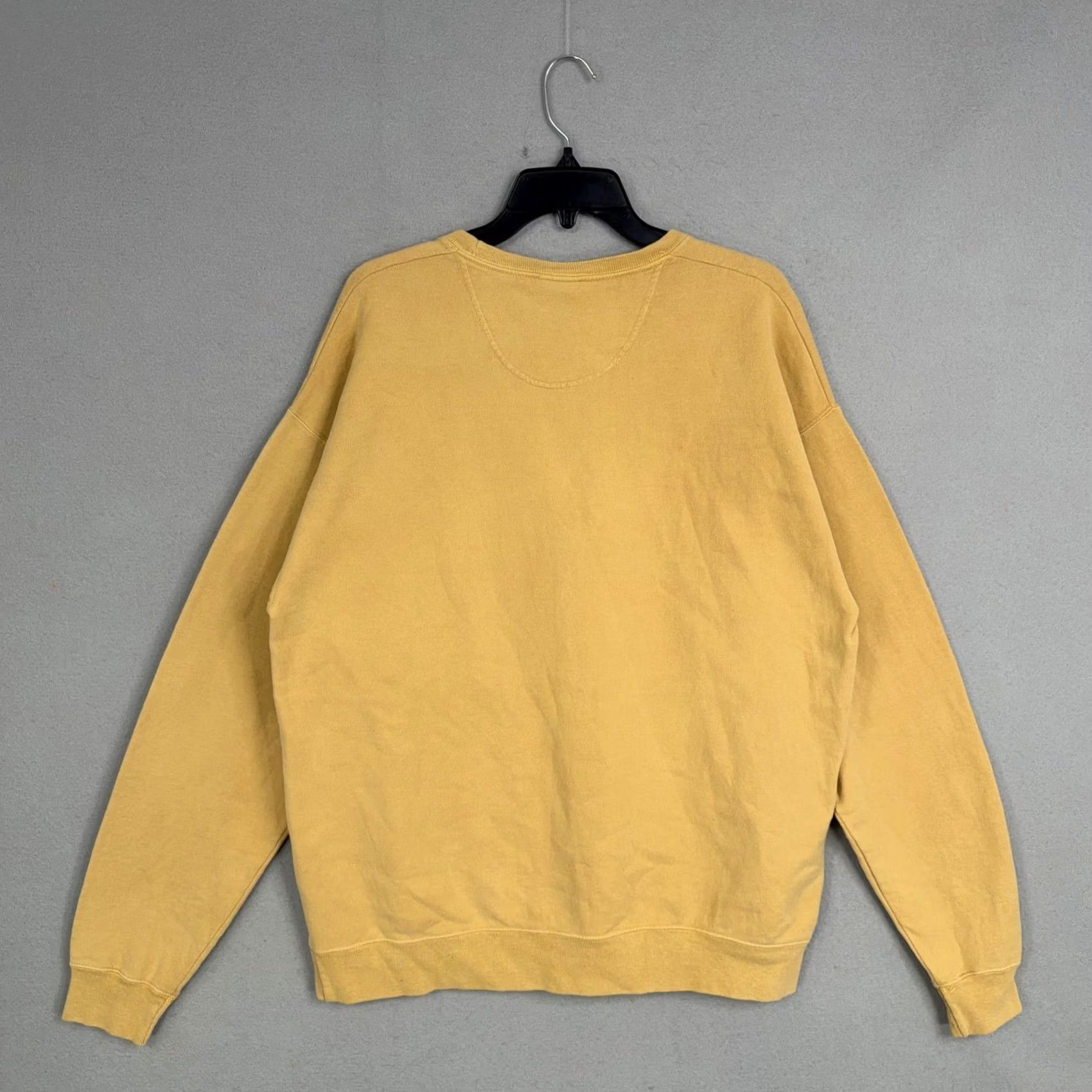 Vintage Nashville Graphic Sweatshirt Mens Large Mustard Yellow Fleece Pullover Crew Neck ComfortWash Size US L / EU 52-54 / 3 - 5 Thumbnail
