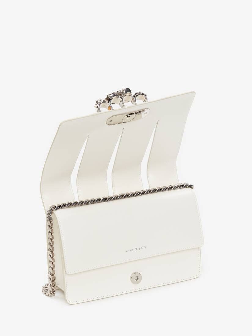 Alexander McQueen o1w1db10925 Size: OS/The Slash Bag in White Size ONE SIZE - 5 Thumbnail