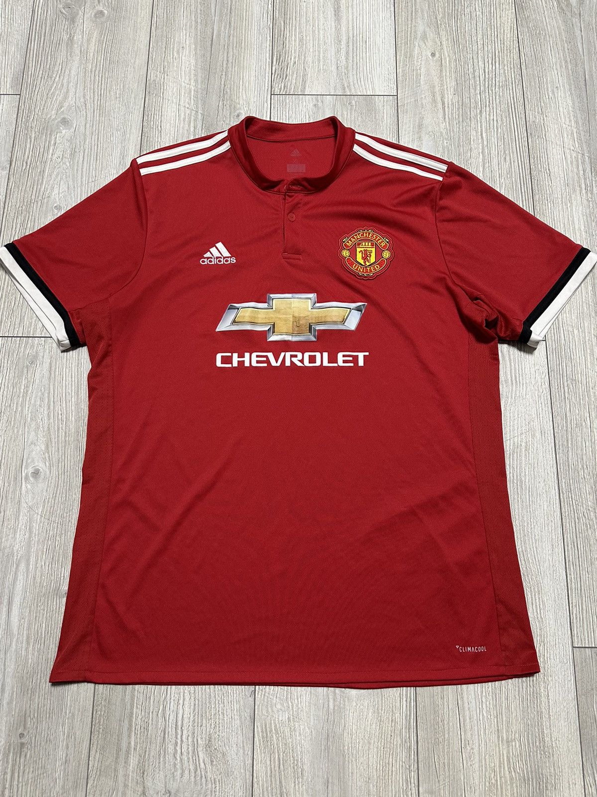 Adidas Vintage Adidas Manchester United 2017-2018 Football Jersey Size US XL / EU 56 / 4 - 1 Thumbnail