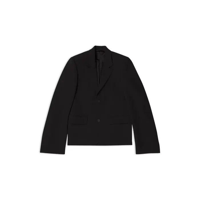 o1srvl11e1225 Fitted Jacket in Black