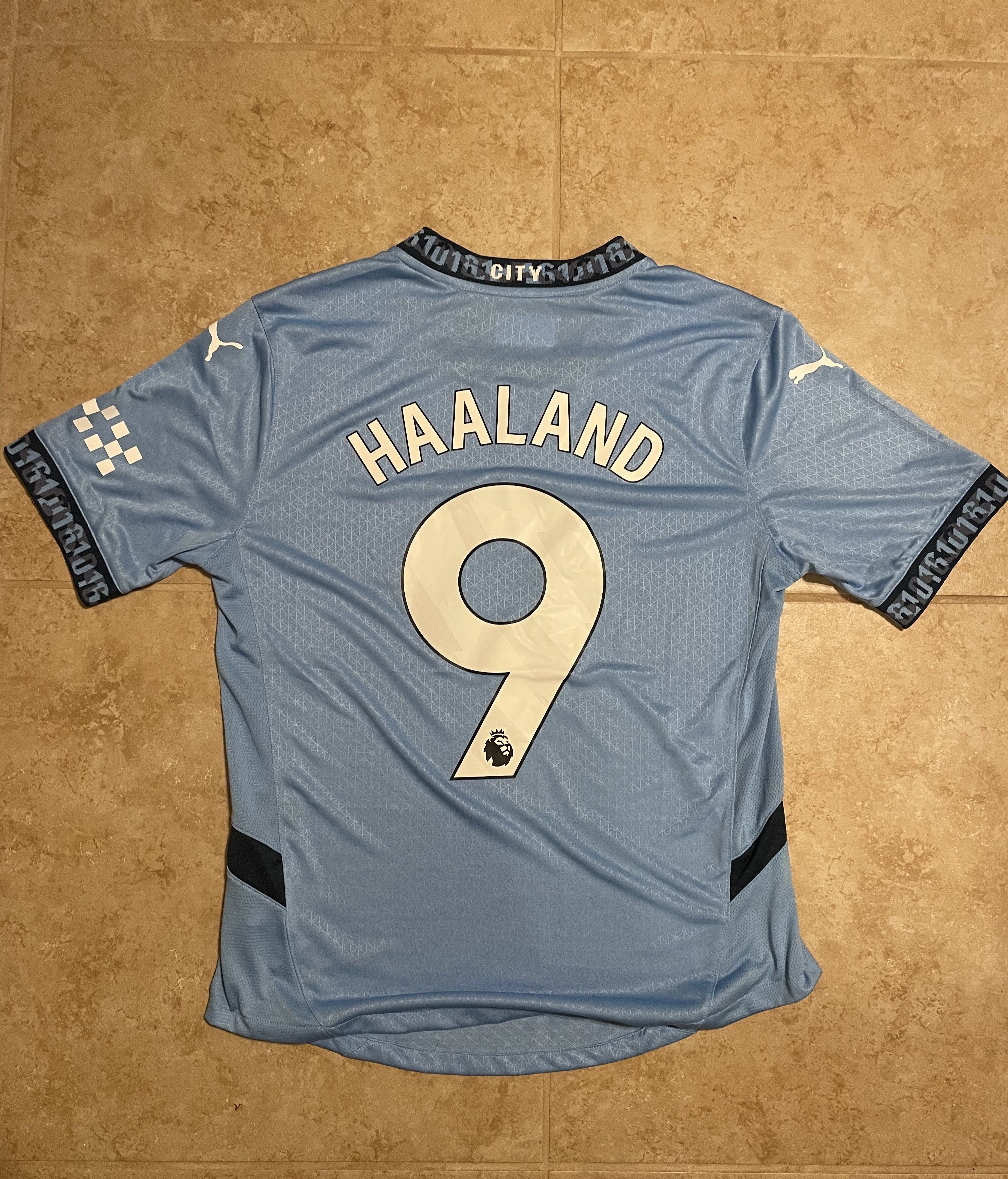 Puma 2024/ 25 Manchester City #9 Haaland Jersey Home Kit Medium Size US M / EU 48-50 / 2 - 2 Thumbnail