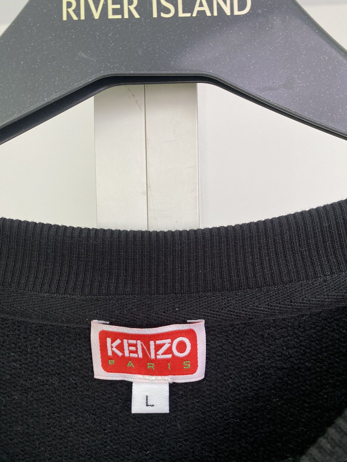 Kenzo × Vintage Kenzo Paris Men's Target Logo Crew Sweat in Black Size US L / EU 52-54 / 3 - 7 Thumbnail