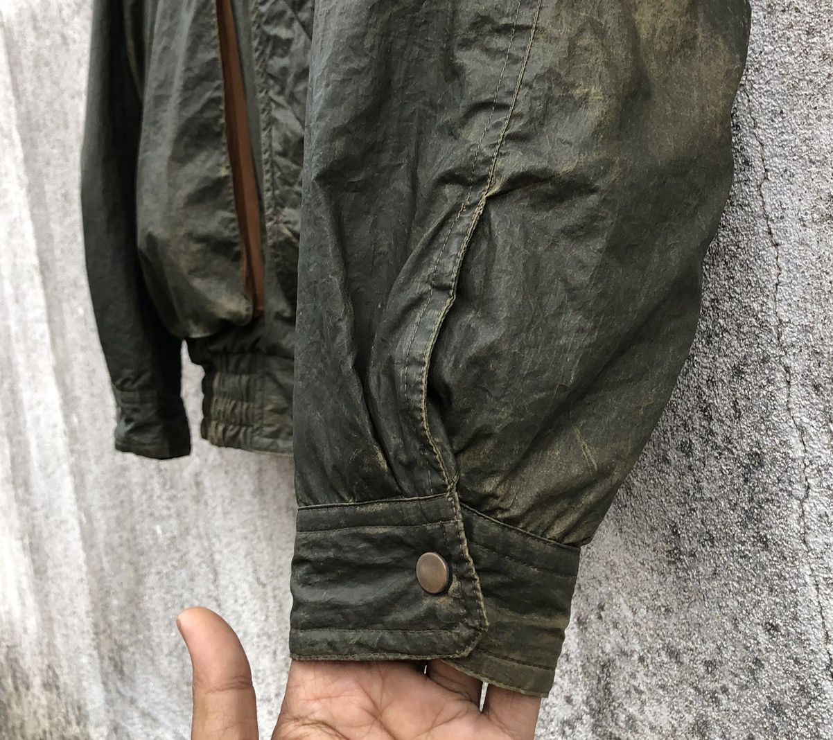 Vintage Vintage 90s Aceman Sun Faded Bomber Jacket Size US L / EU 52-54 / 3 - 15 Thumbnail