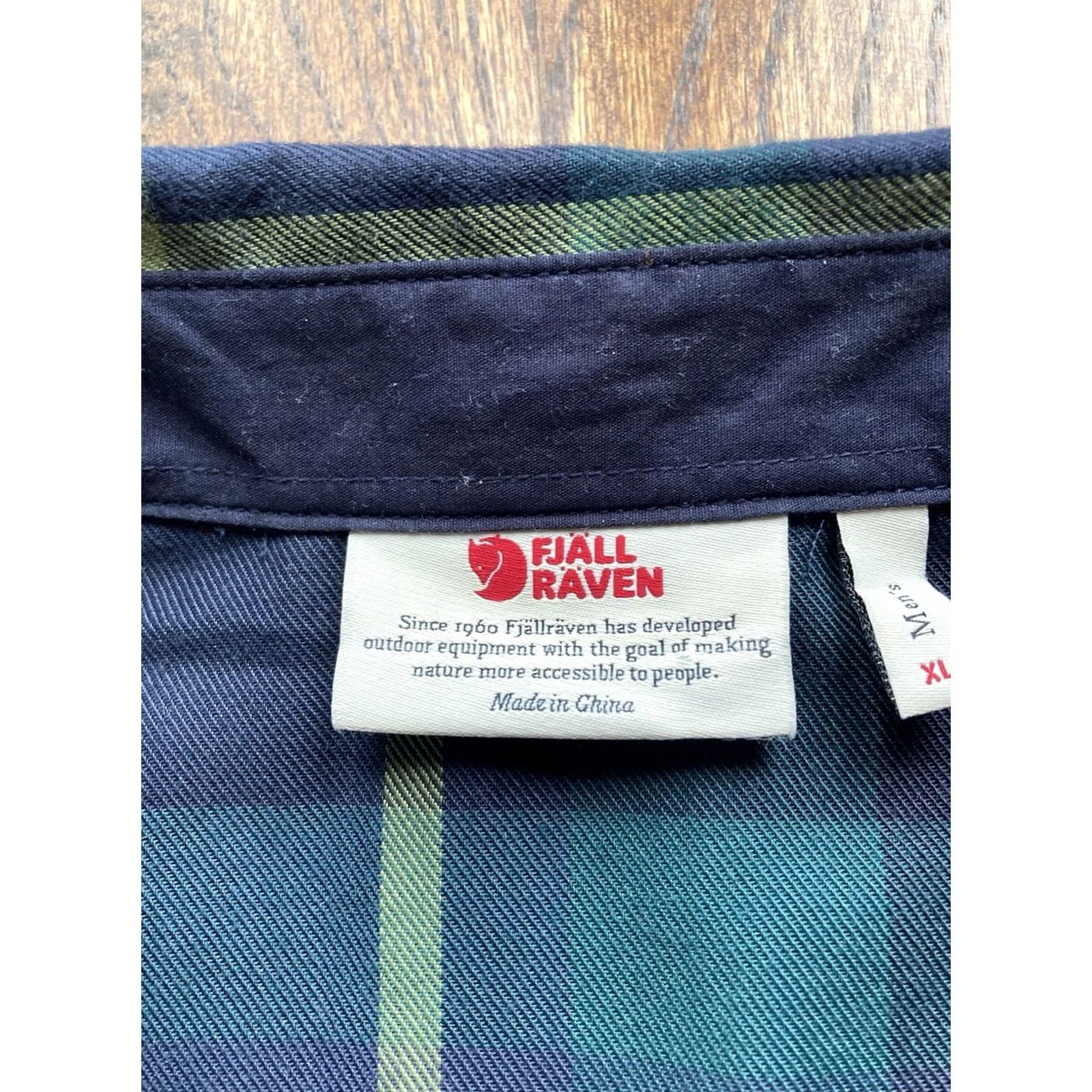 Vintage VINTAGE Fjallraven Fjallglim Shirt Mens XL Green Blue Tartan Plaid Flannel Long Sleeve Size US XL / EU 56 / 4 - 4 Thumbnail