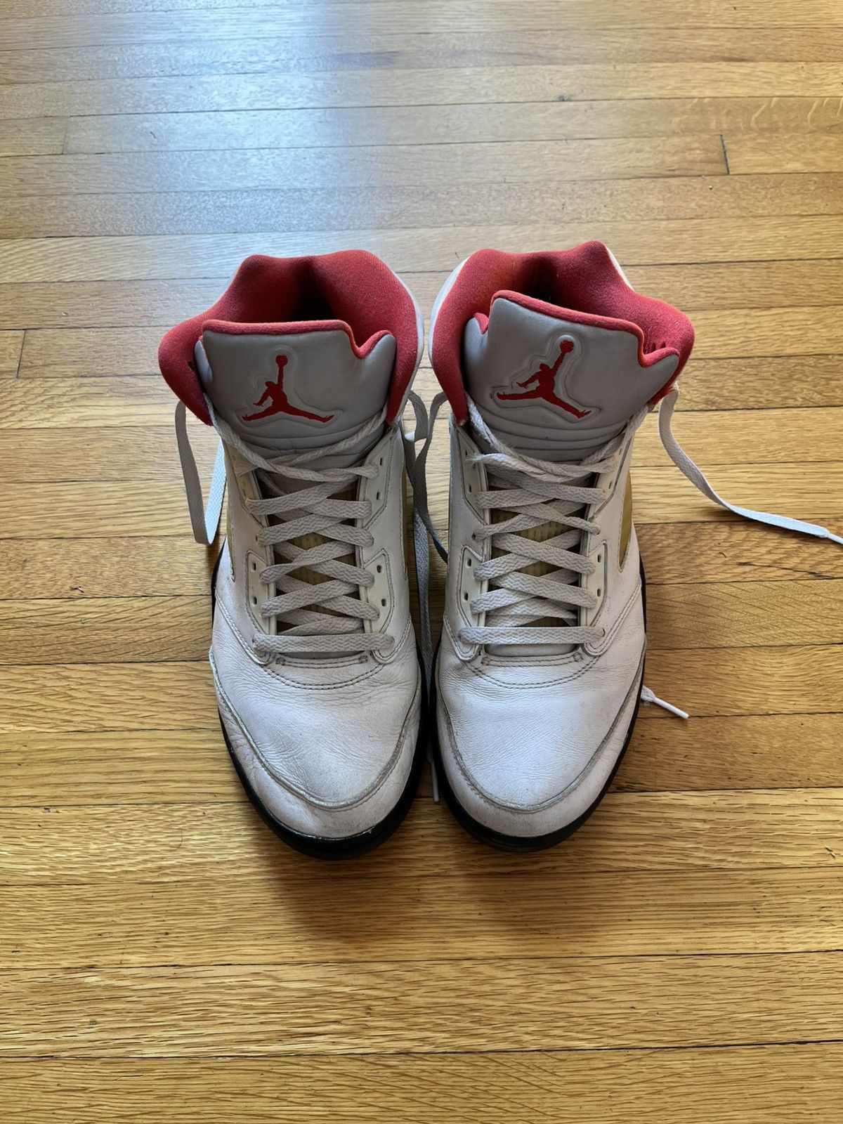 Jordan Brand Jordan 5 Fire Red High Top Size US 10.5 / EU 43-44 - 3 Thumbnail