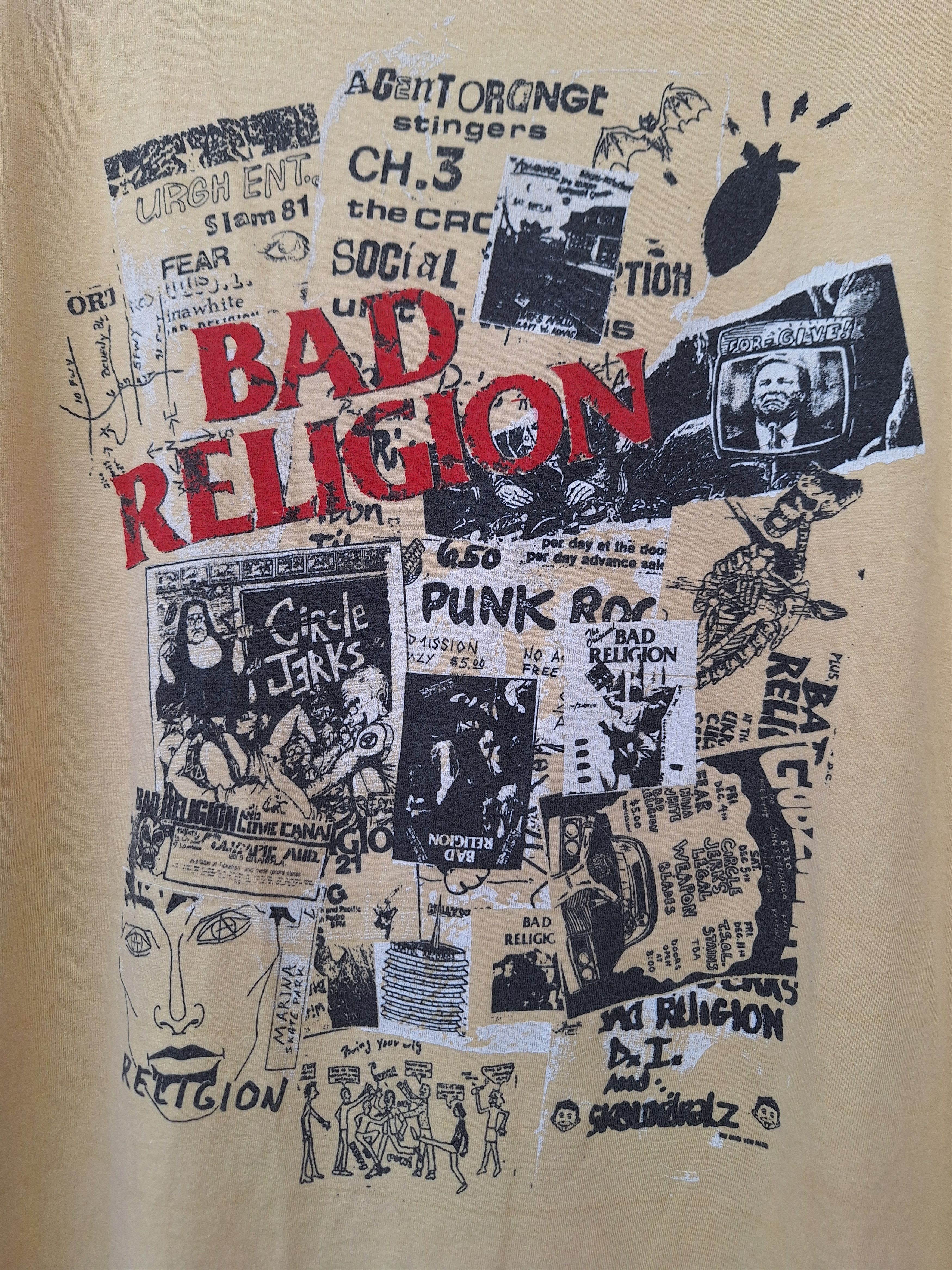 Band Tees Vintage 90s Bad religion album all ages epitaph record punk Size US XL / EU 56 / 4 - 3 Thumbnail