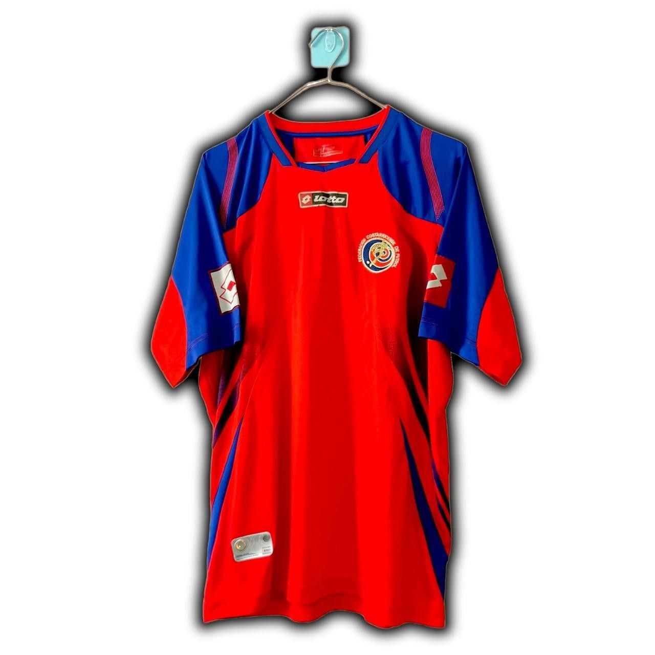 Lotto Sport Fc Costa Rica 2008 2009 2010 Home Shirt Jersey Size US L / EU 52-54 / 3 - 4 Thumbnail