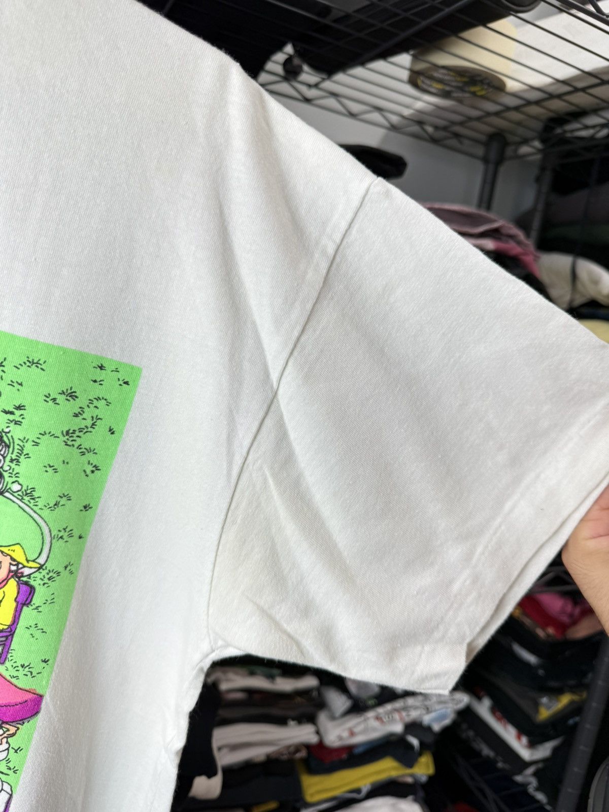 Vintage 80-90’s Vintage Boxy Art Gym Wrestling Gum T Shirt Size US M / EU 48-50 / 2 - 7 Thumbnail