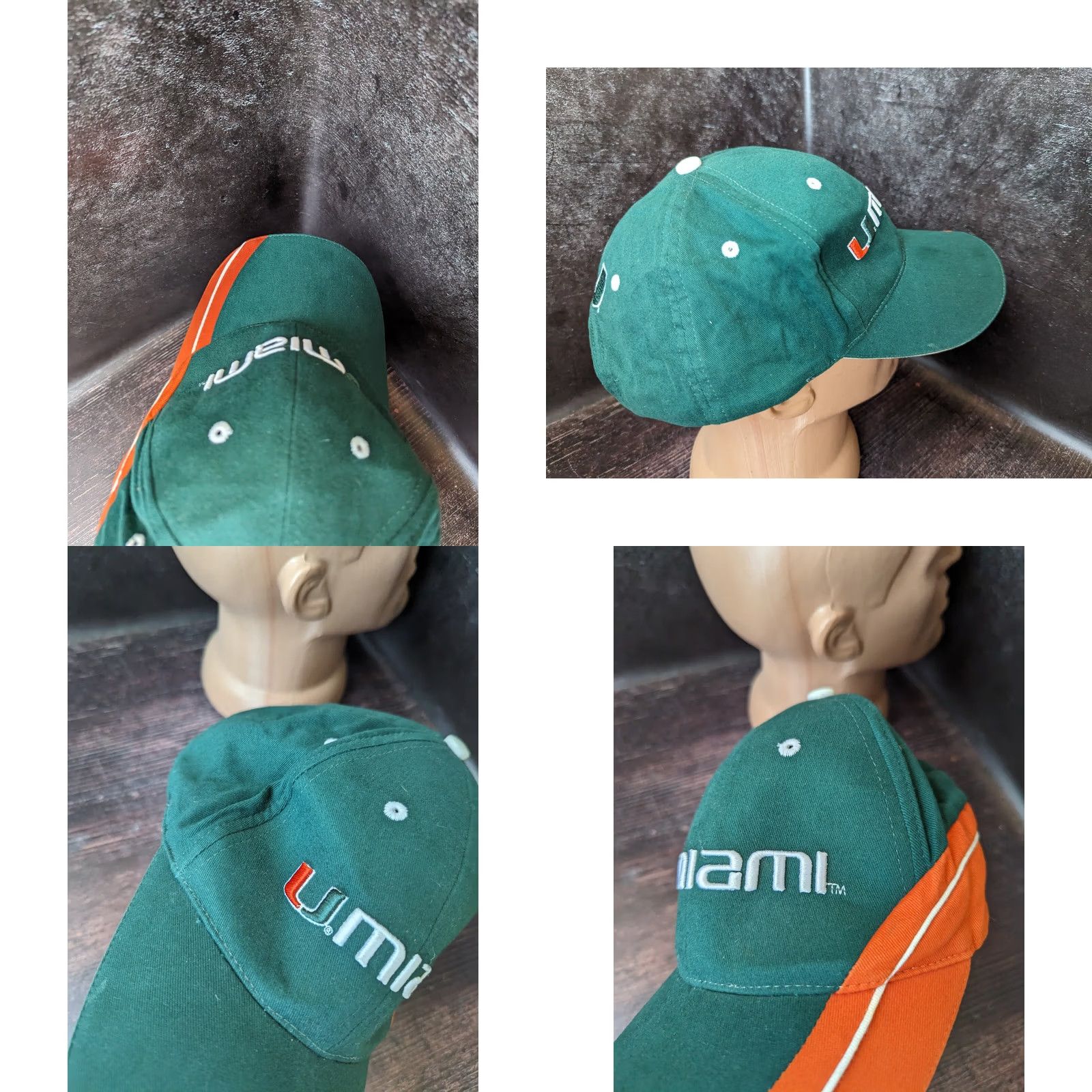 Vintage Joe T's Sportswear Miami Hurricanes Green baseball cap Men One Size Cap Green Baseball Cap Men One Size Miami Hurricanes Green Joe T's Sportswear Size ONE SIZE - 8 Thumbnail